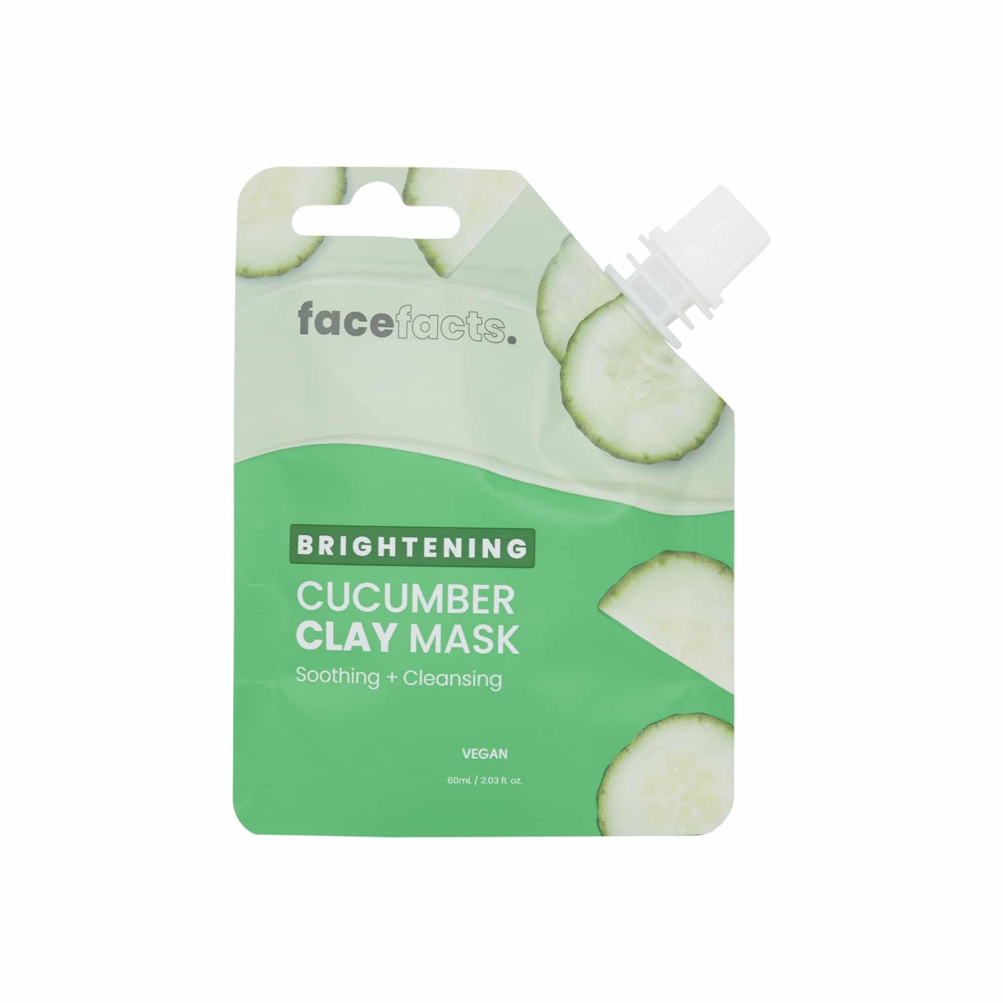 Face Facts Brightening Cucumber Clay Mask 60ml