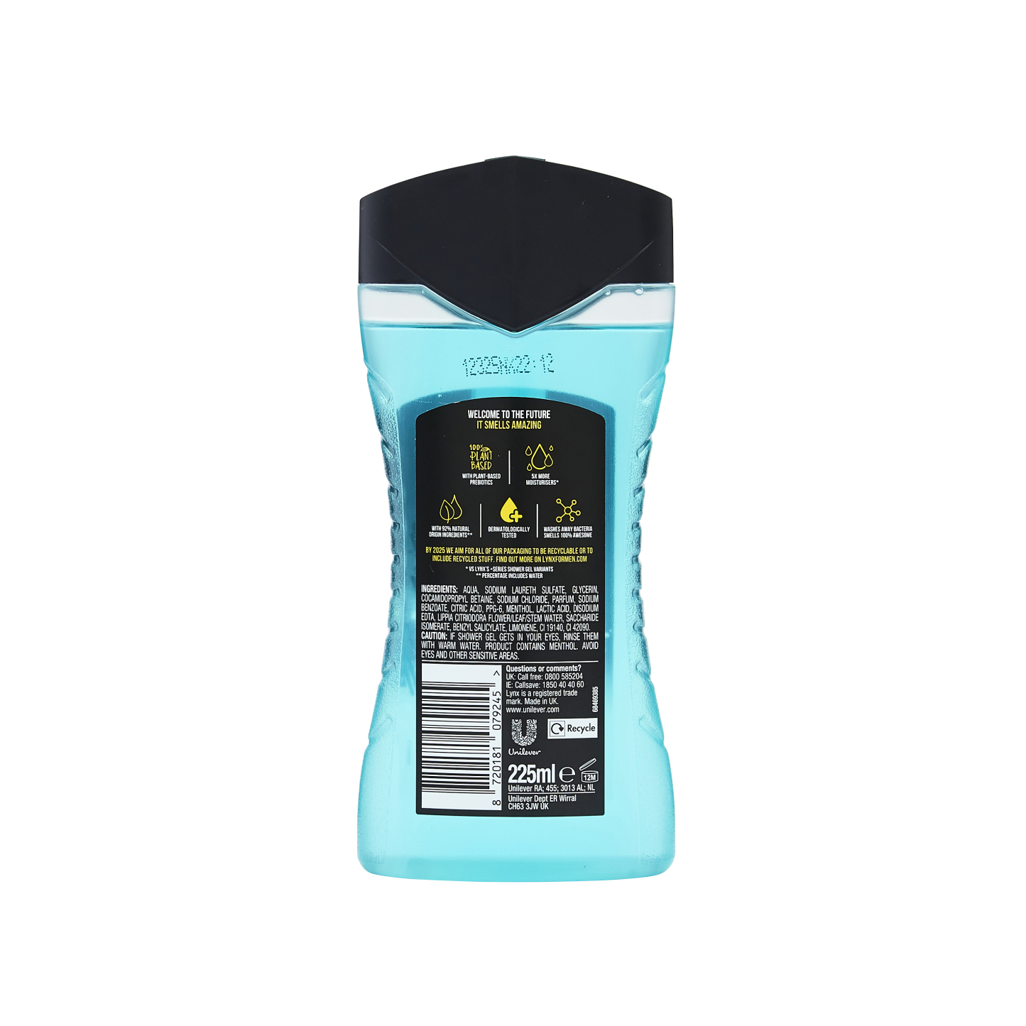Lynx Ice Chill for Body, Face & Hair 225ml