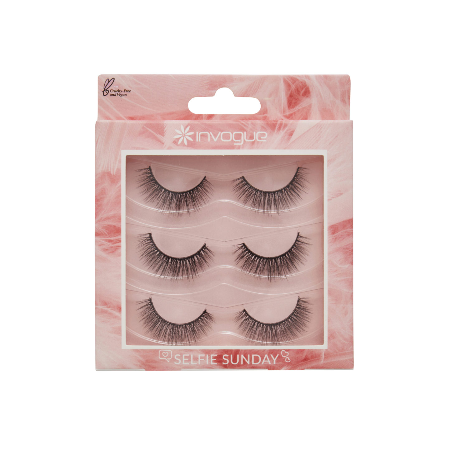 Invogue Multipack False Eyelashes Selfie Sunday