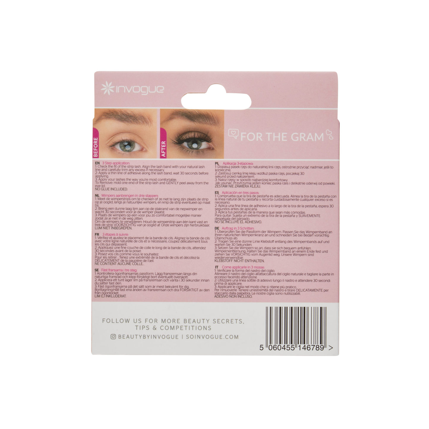 Invogue Multipack False Eyelashes For The Gram