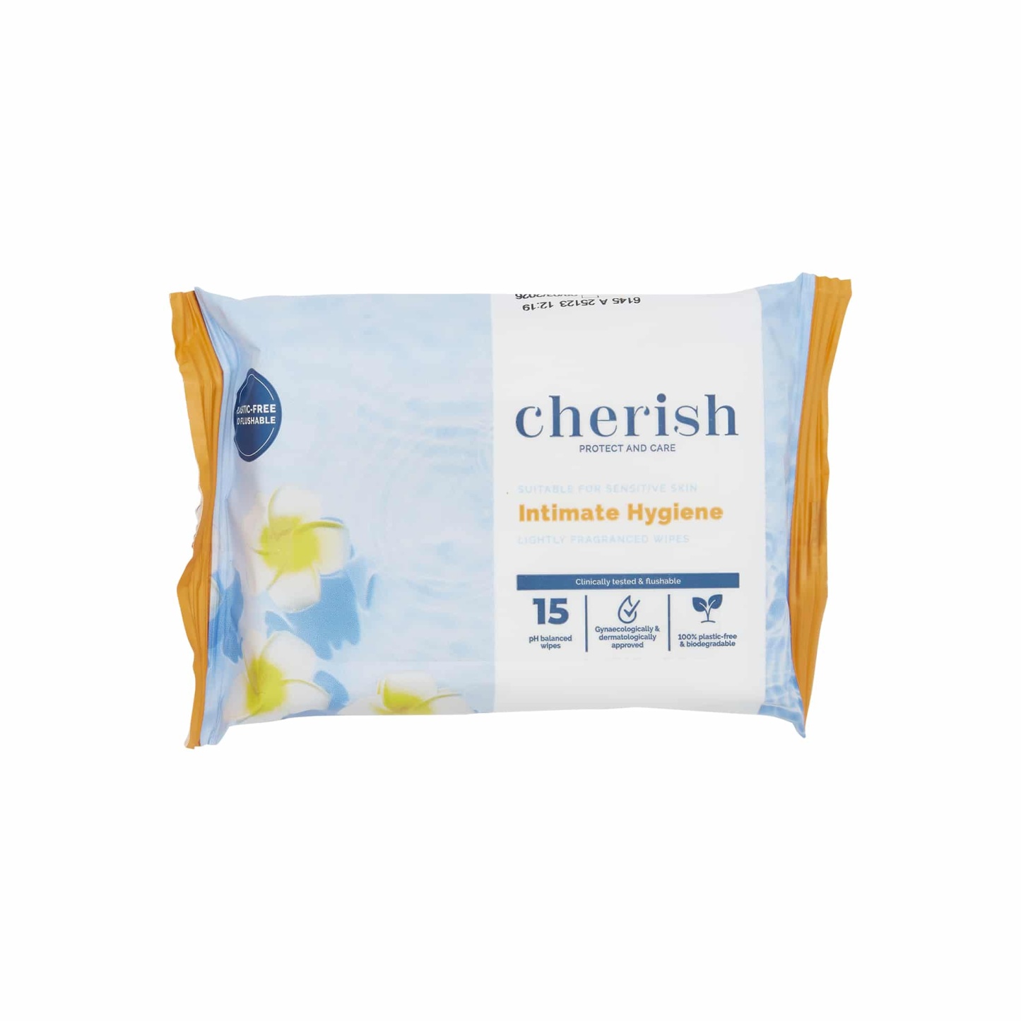 Cherish Fresh & Gentle Flushable Feminine Wipes 15's