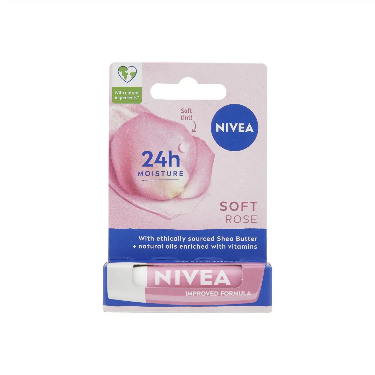 NIVEA Soft Rose Caring Lip Balm 4.8g