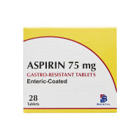 Bristol Labs Aspirin Enteric Coated 75mg Tablets 28's