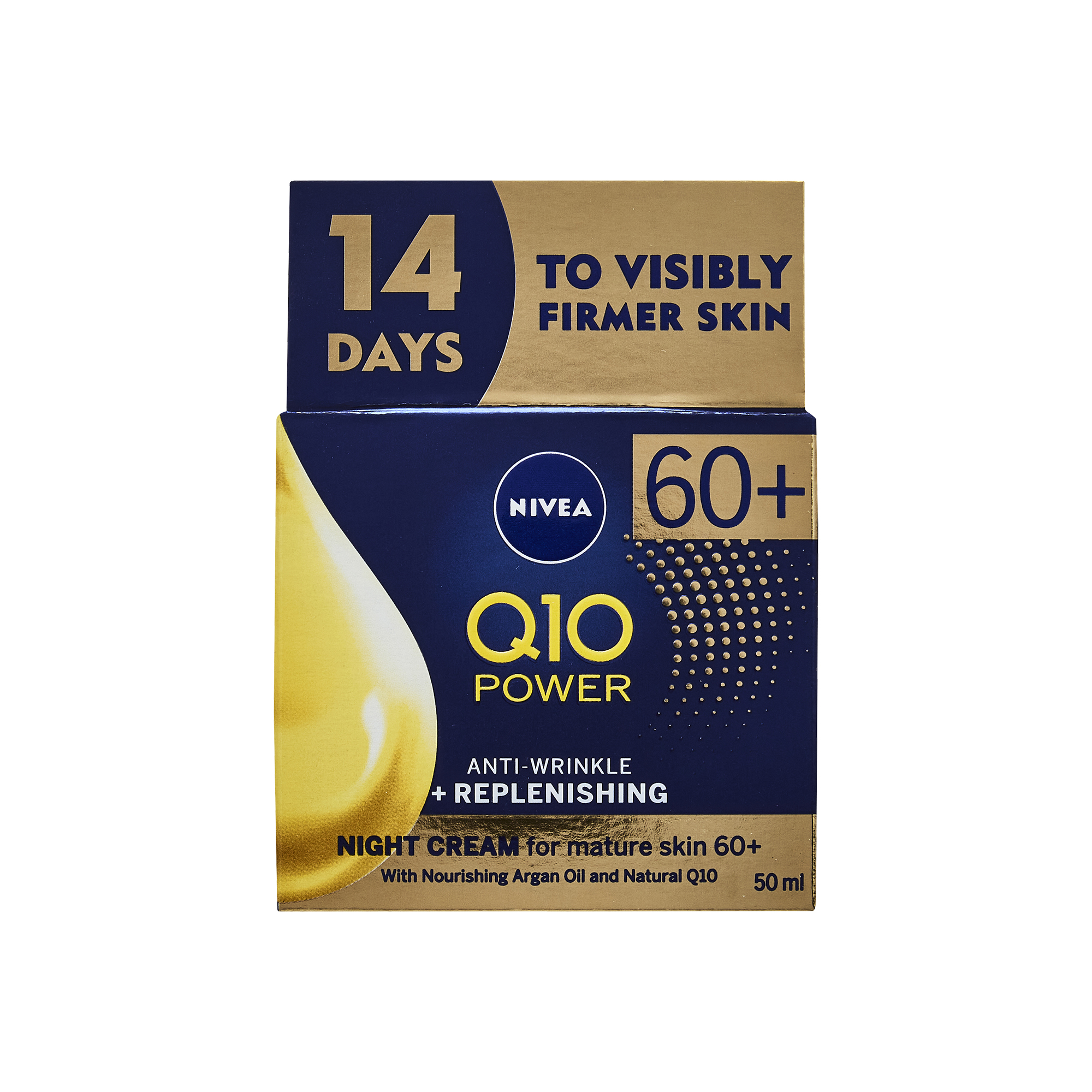 NIVEA Q10 Power 60+ Anti Wrinkle Night Cream 50ml