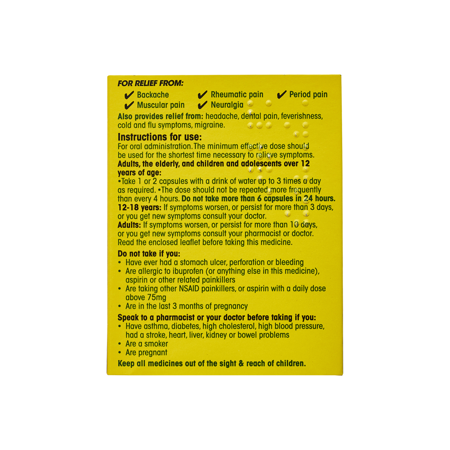Anadin Ultra 200mg Ibuprofen Liquid Capsules 8's