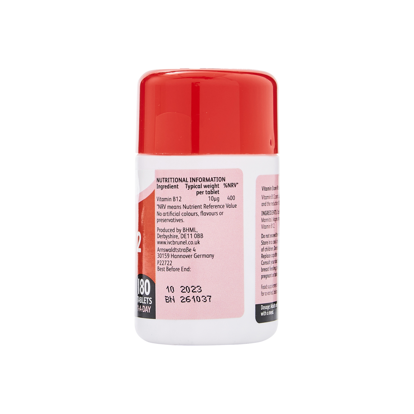 Vitamin Store B12 10ug Tablets 180's