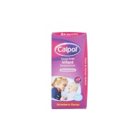 Calpol Sugar Free Infant Suspension Paracetamol 2+ Months Strawberry Flavour 100ml