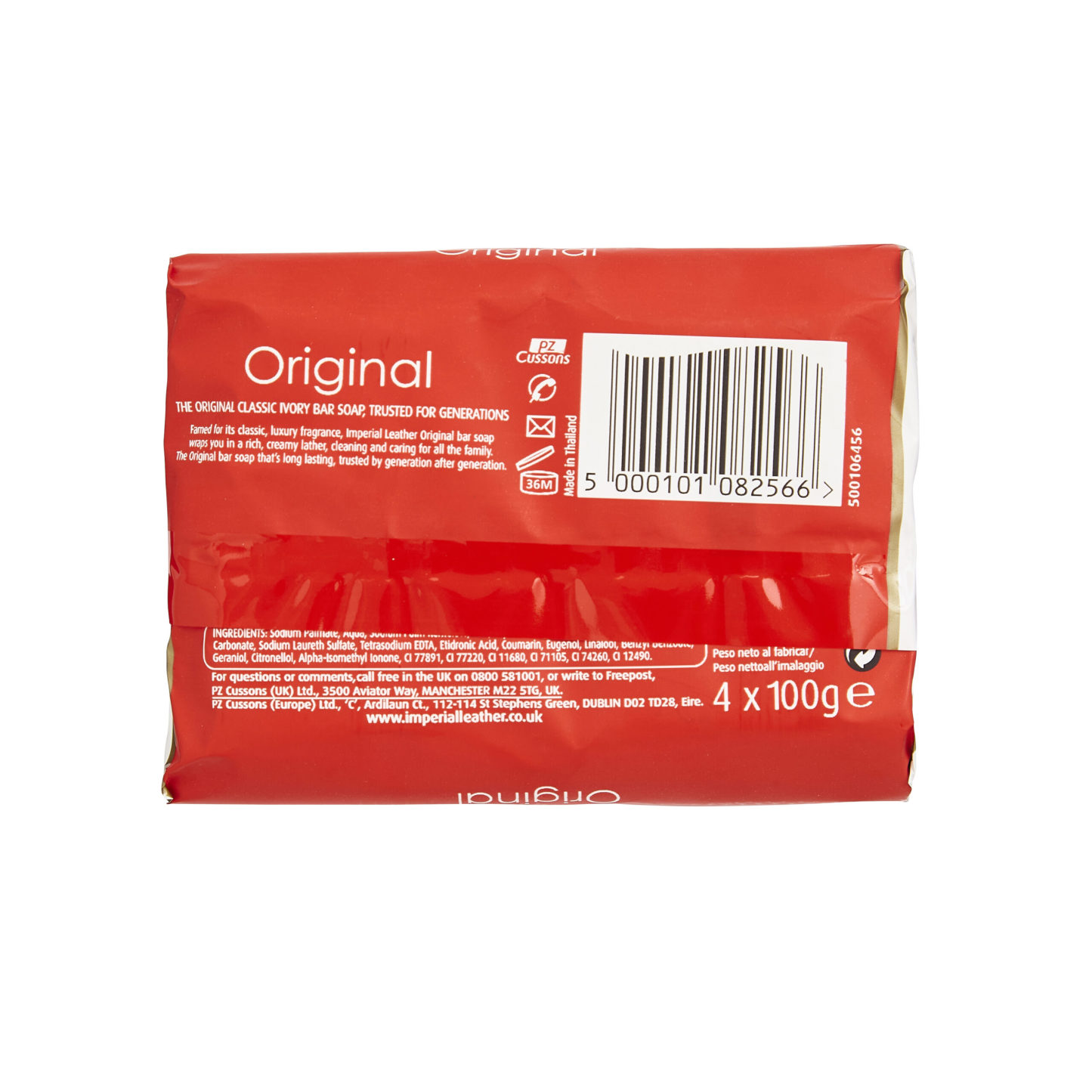 Imperial Leather Original Soap Pack of 4