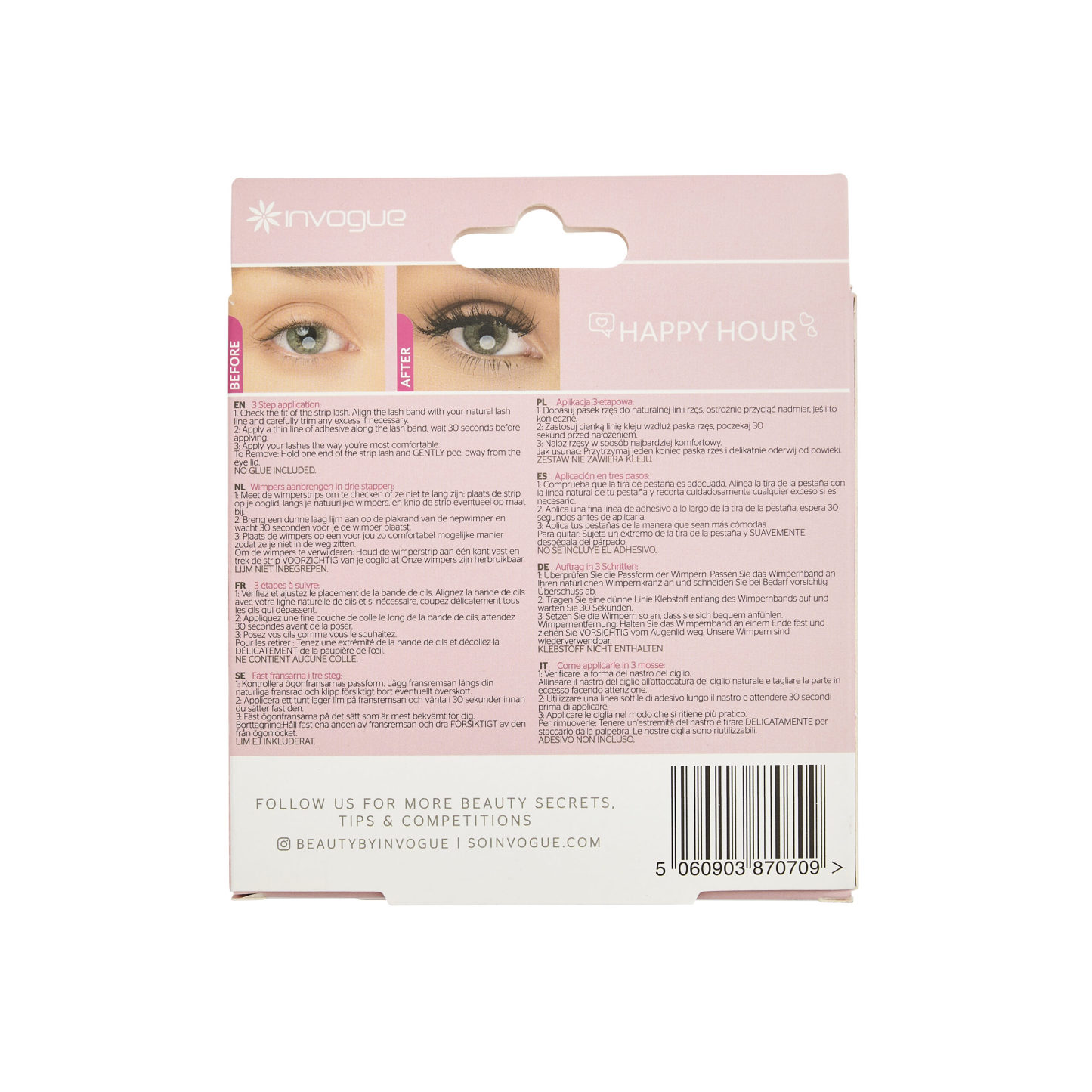 Invogue Multipack Lash Vault Happy Hour