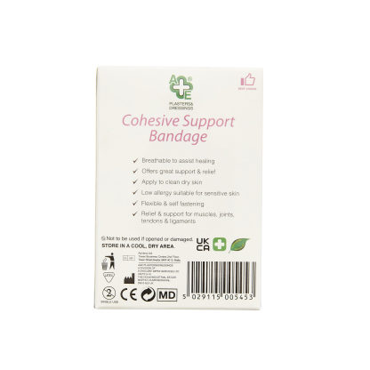 A&E Cohesive Support Bandage Pink 7.5cmx 4.5m