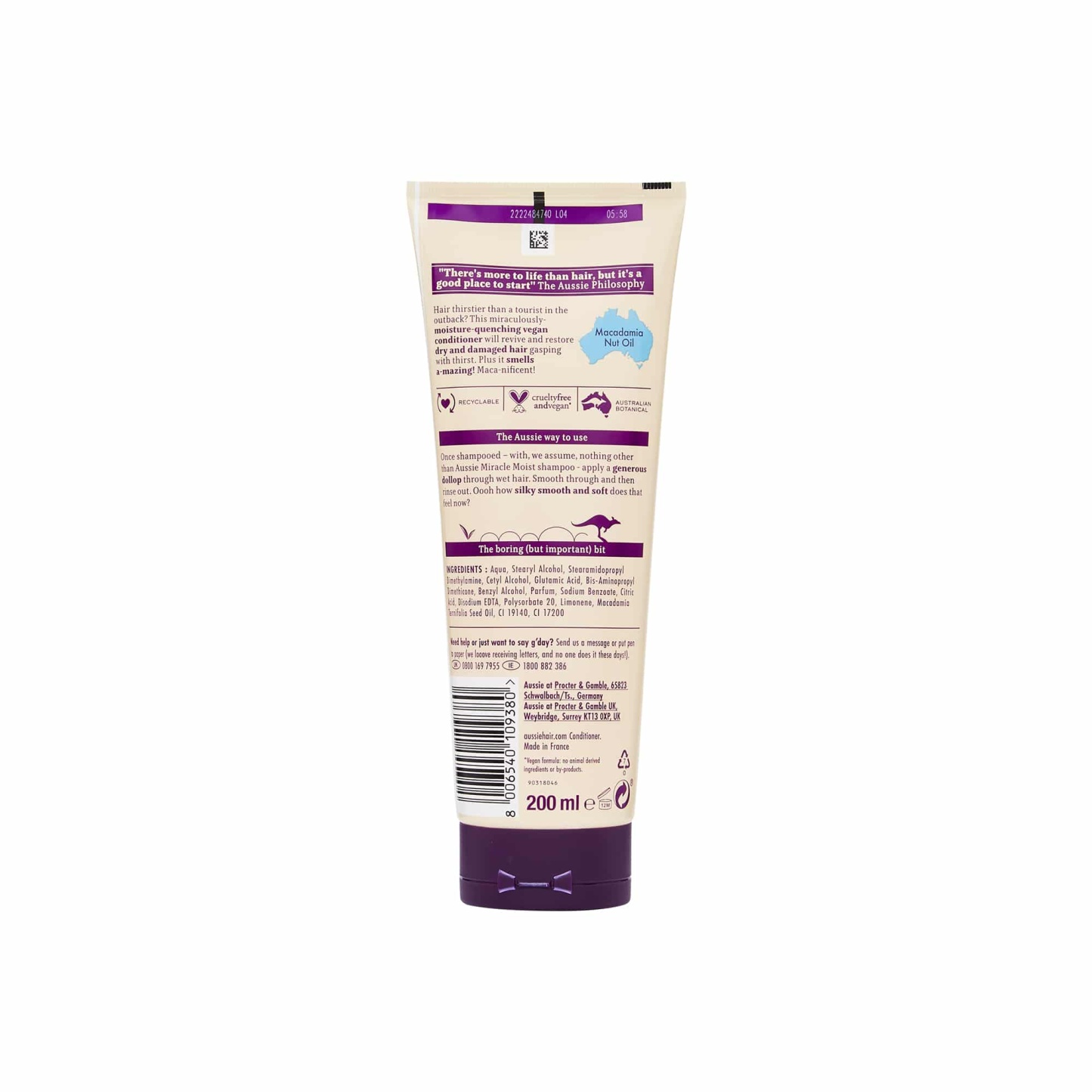 Aussie Miracle Moist Conditioner 200ml