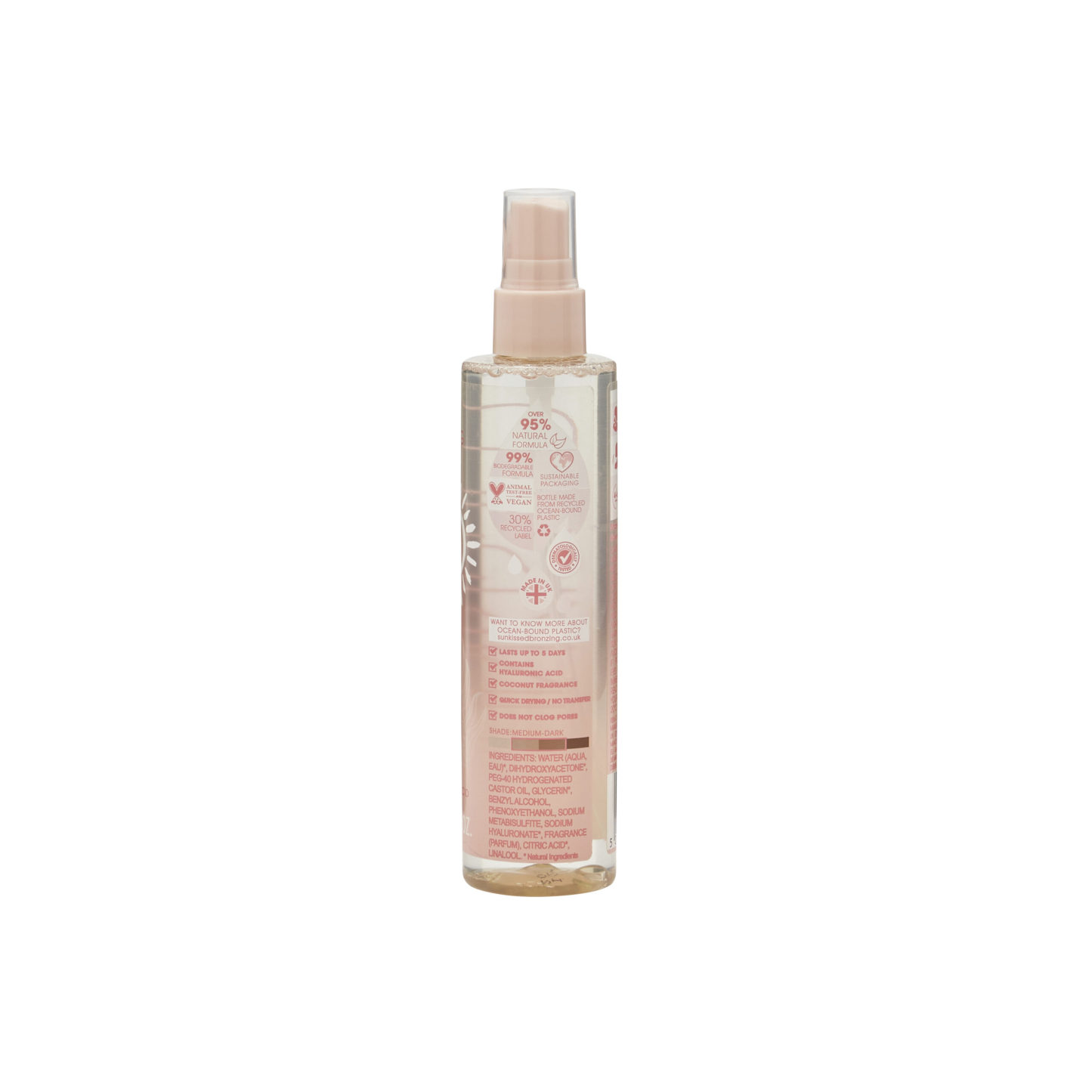 Sunkissed Facial Tanning Mist 125ml
