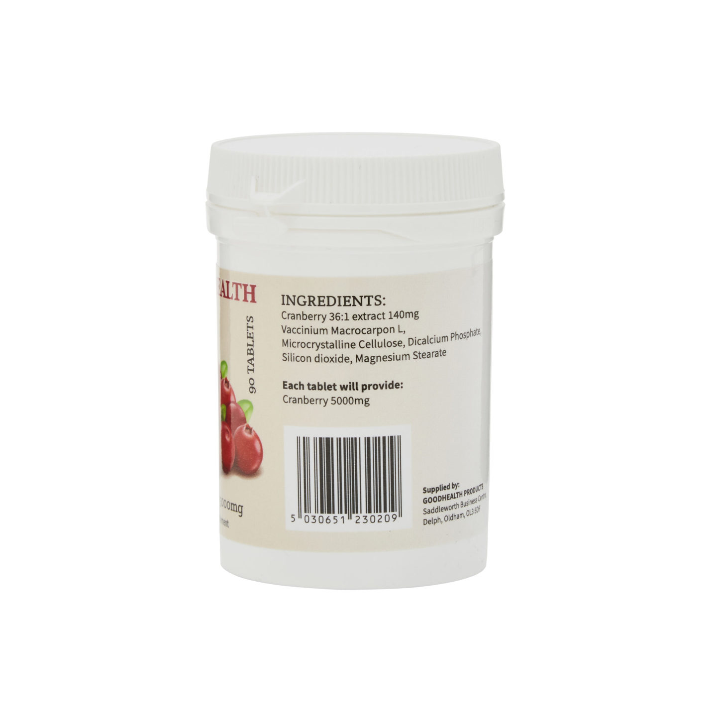 Goodhealth Cranberry 5000mg Food Supplement 90's