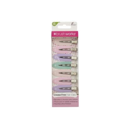 Brushworks No Crease Hair Clips 8's