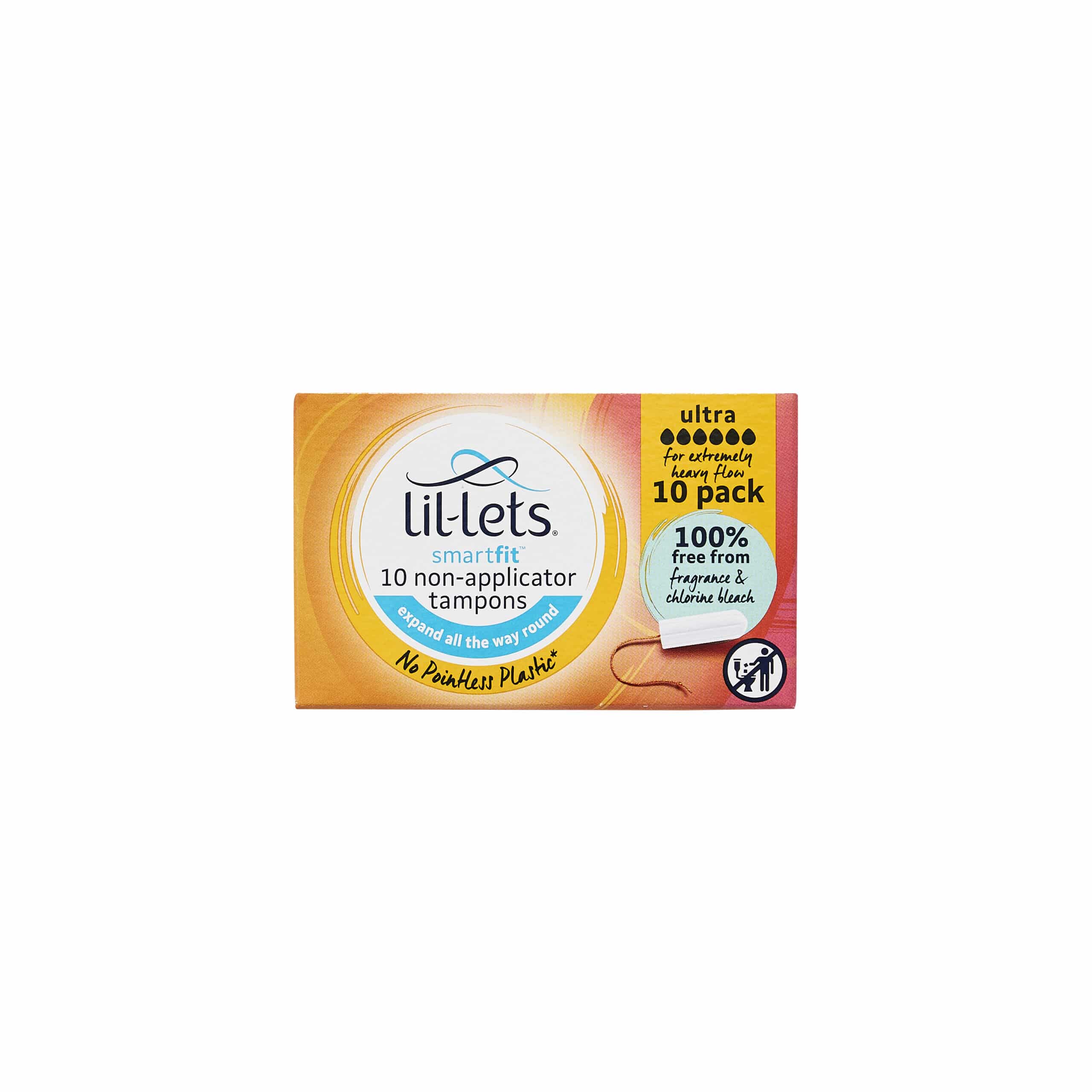 Lil-Lets Non-Applicator Tampons Ultra 10's