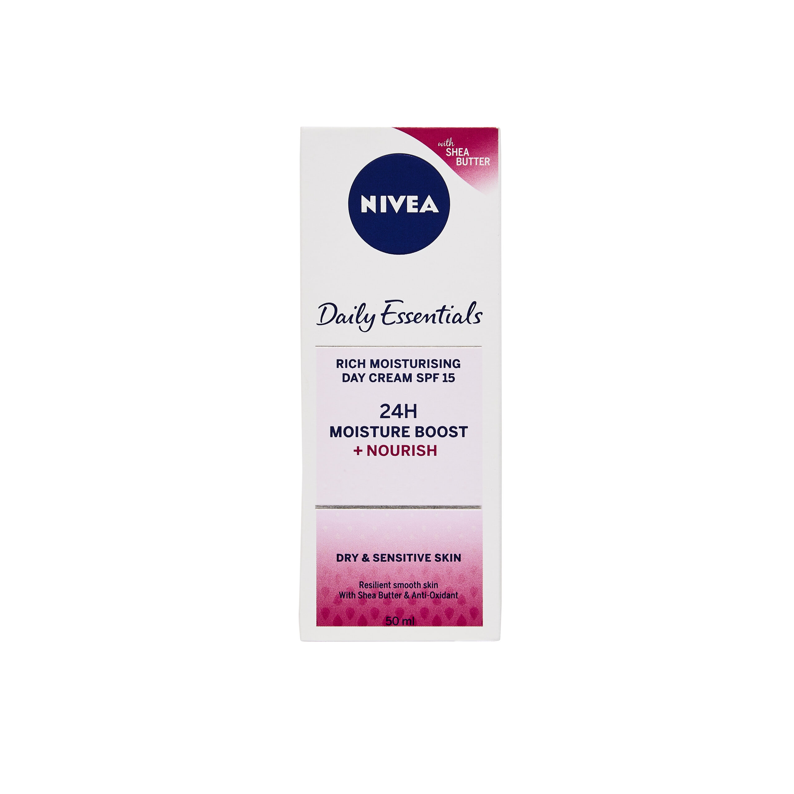 NIVEA Nourishing Day Cream Dry and Sensitive Skin SPF15 50ml