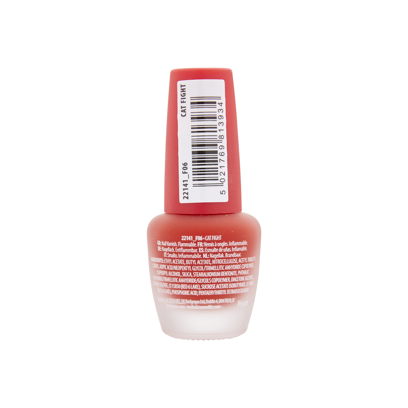 Technic Matt Nail Varnish Cat Fight