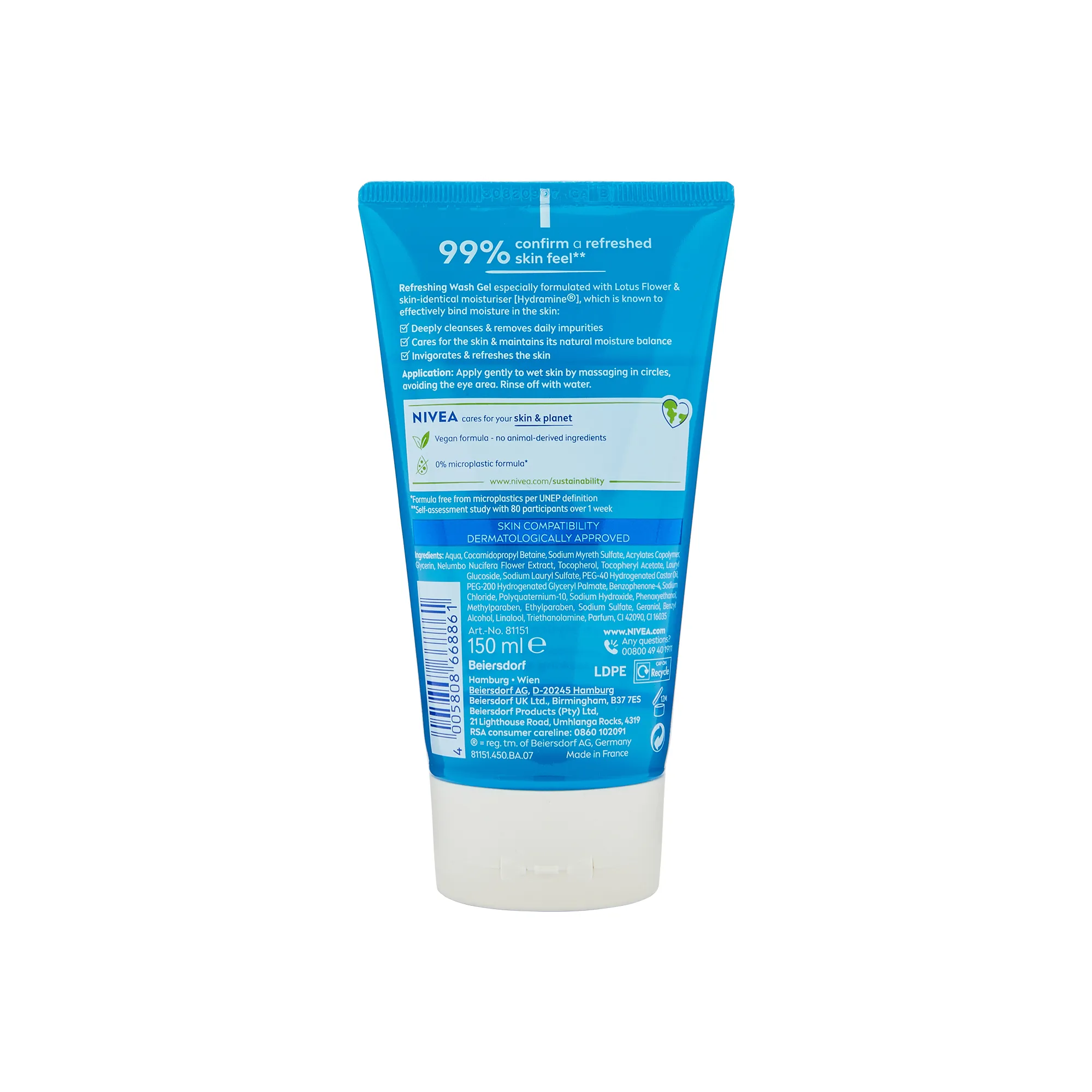 NIVEA Refreshing Facial Wash Gel 150ml