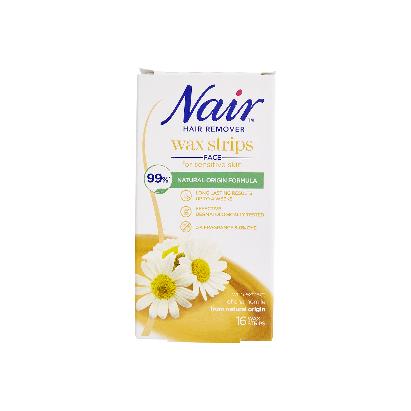 Nair Hair Remover Wax Strips for Face 16's