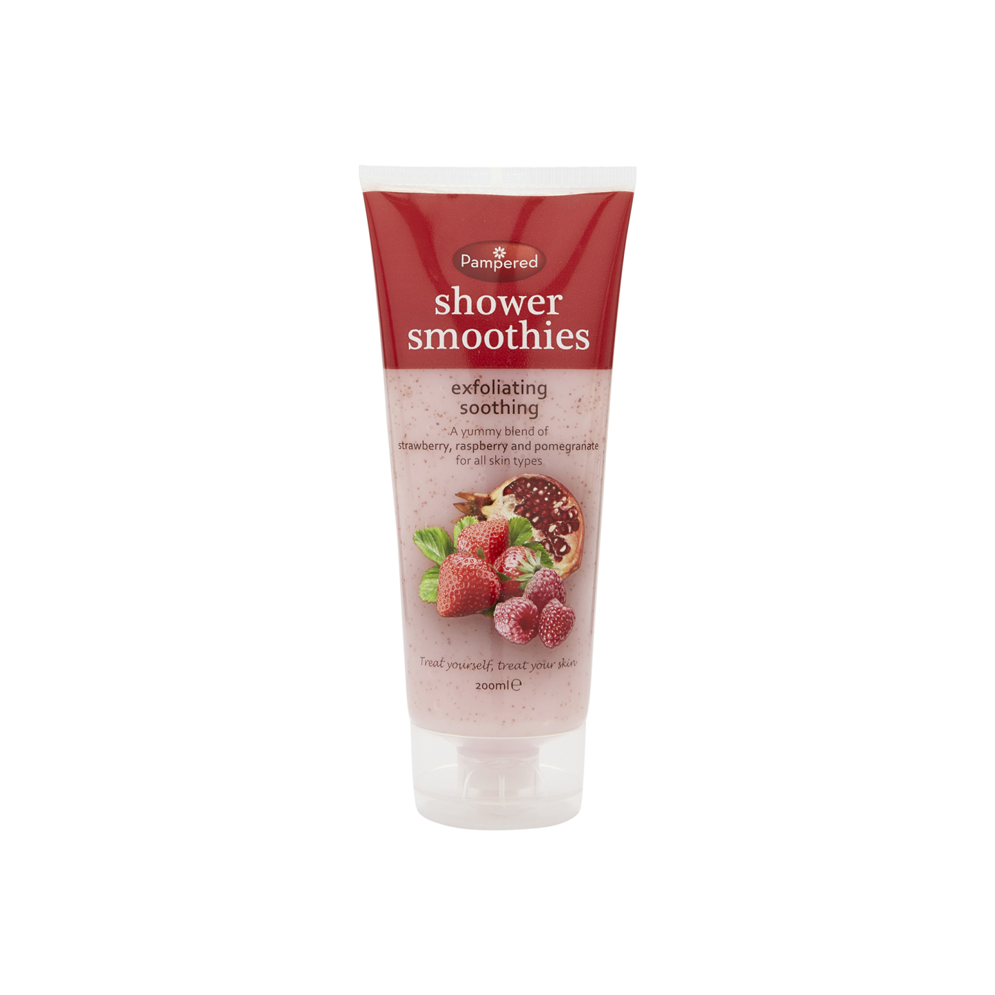 Pampered Shower Smoothies Exfoliating Soothing 200ml