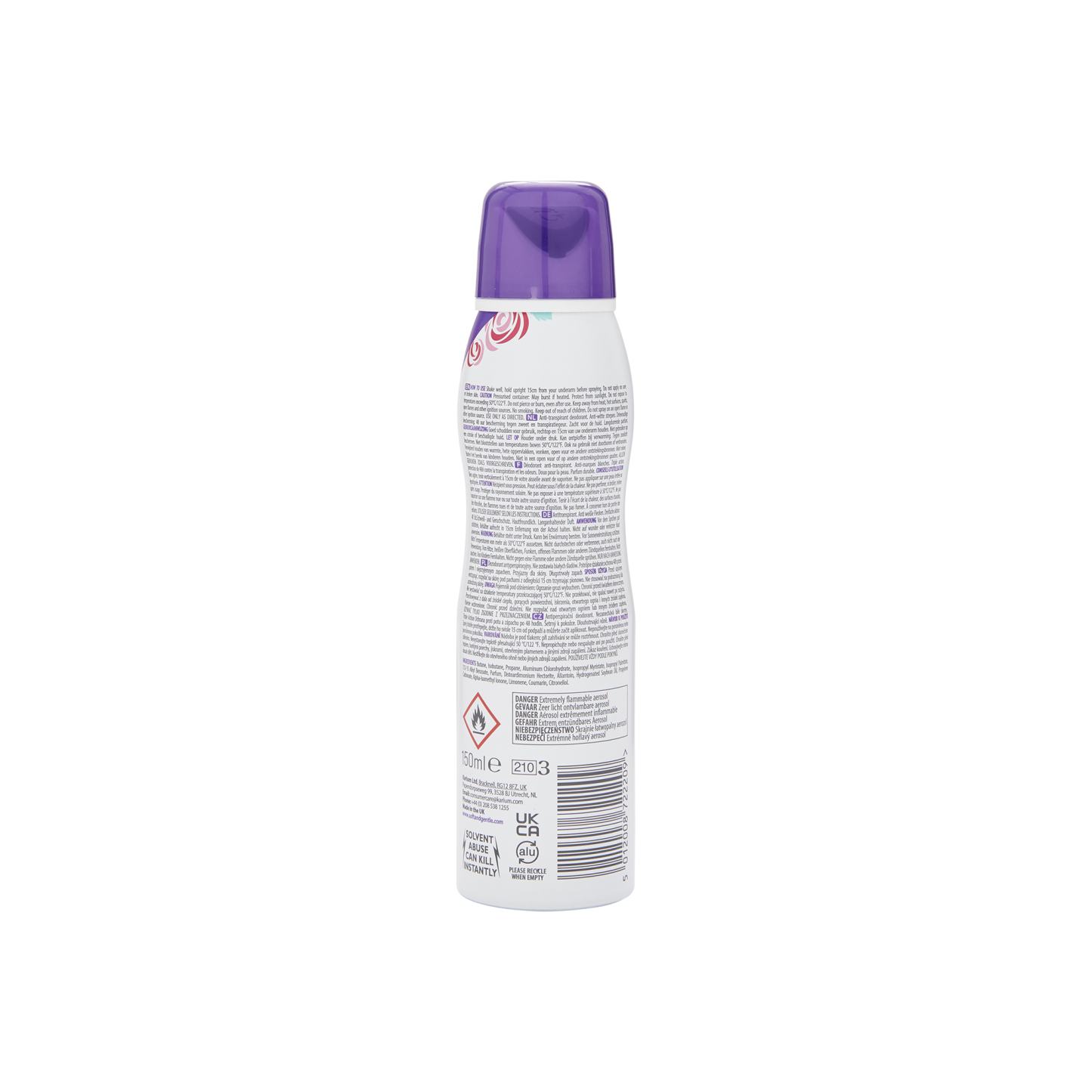 Soft & Gentle Anti-Perspirant Deodorant Fresh Blossom 150ml