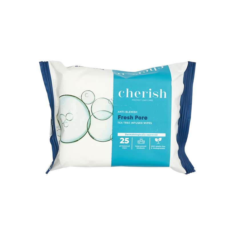 Cherish Fresh Pore Wipes 25’s
