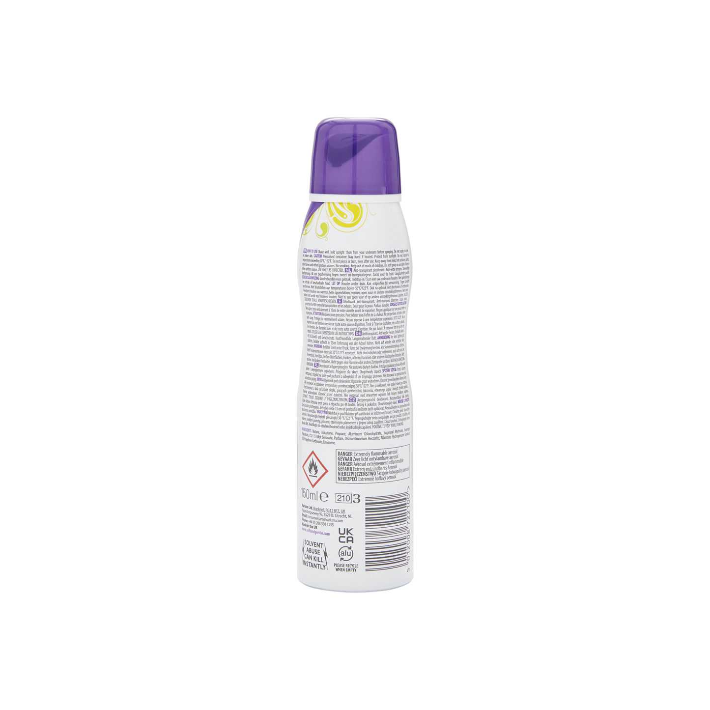 Soft & Gentle Anti-Perspirant Deodorant Citrus Twist 150ml