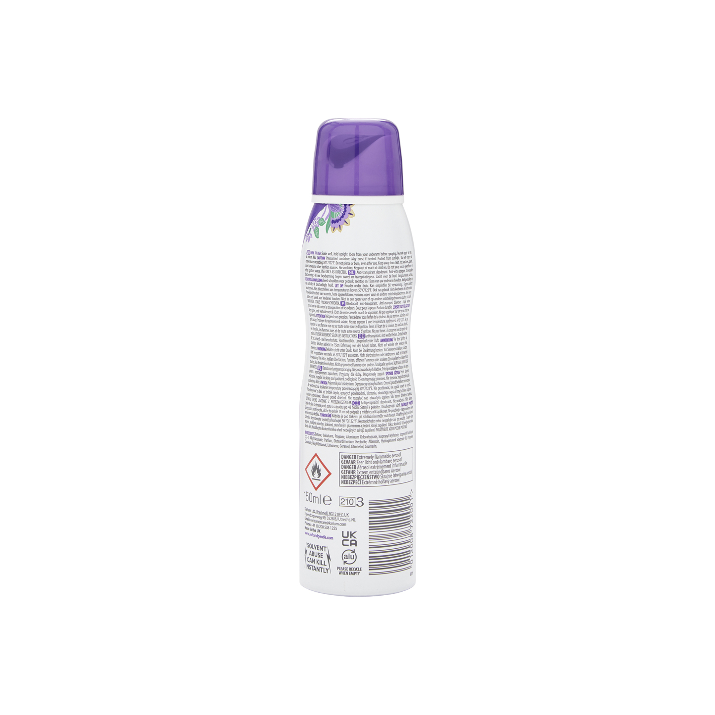 Soft & Gentle Anti-Perspirant Deodorant Orchid Desire 150ml