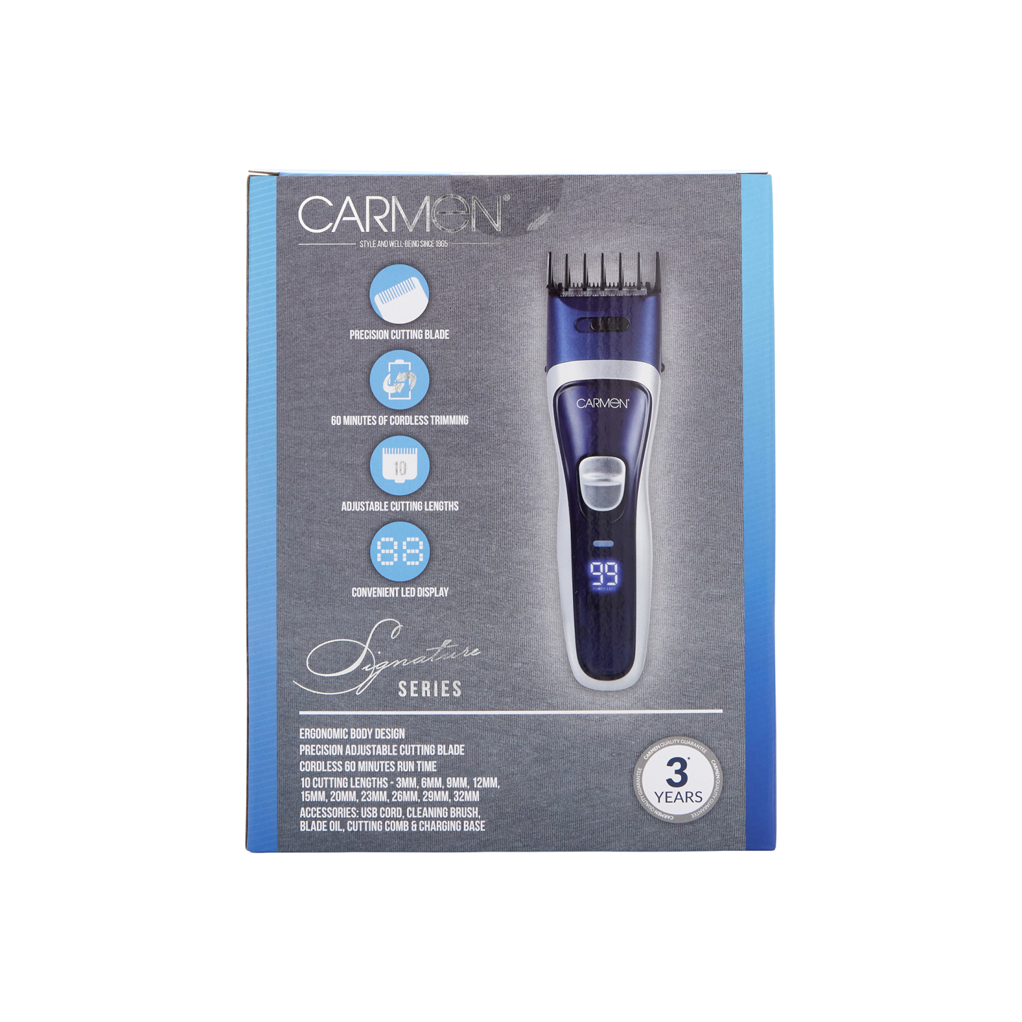 Carmen Cordless Hair & Beard Trimmer