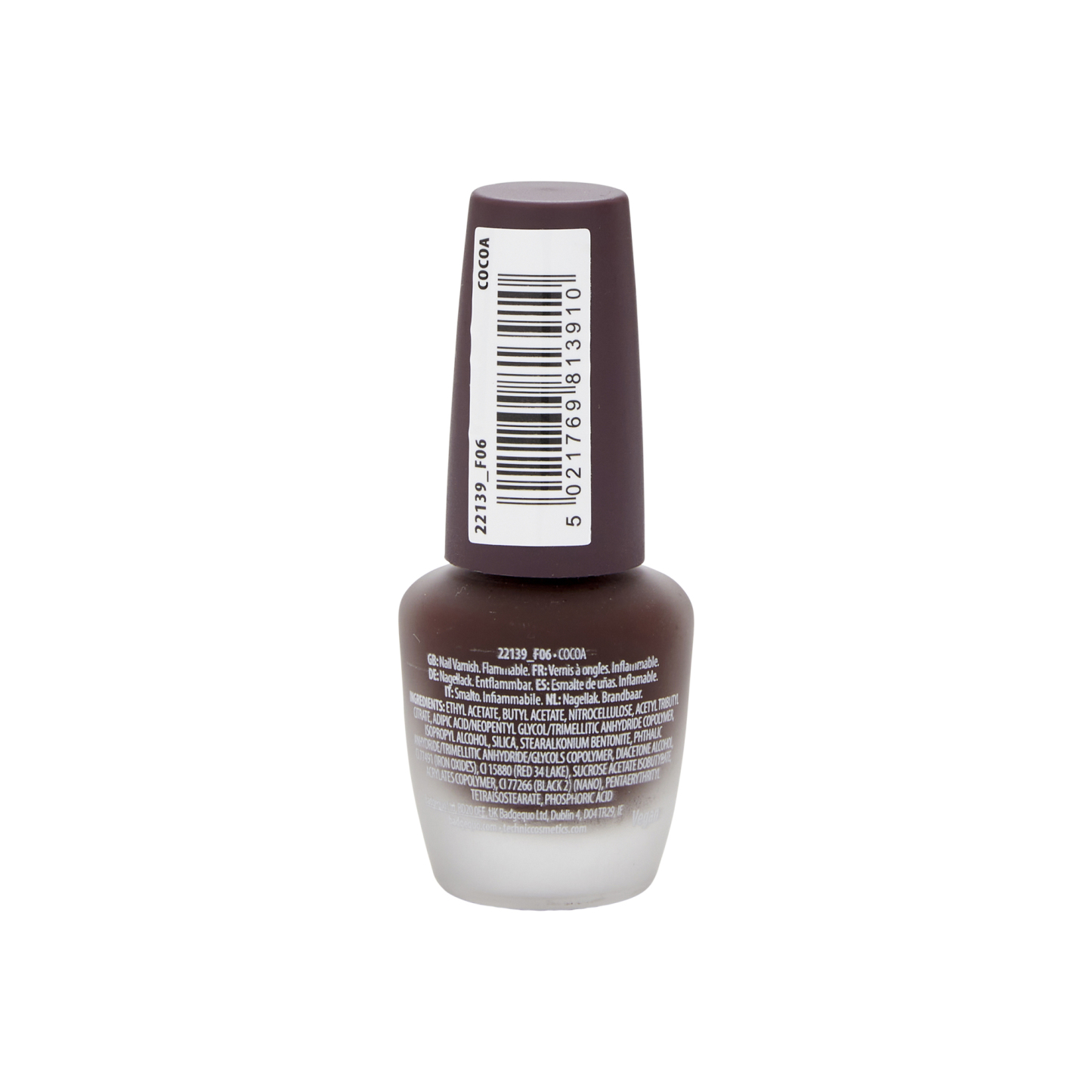 Technic Matte Nail Varnish Cocoa