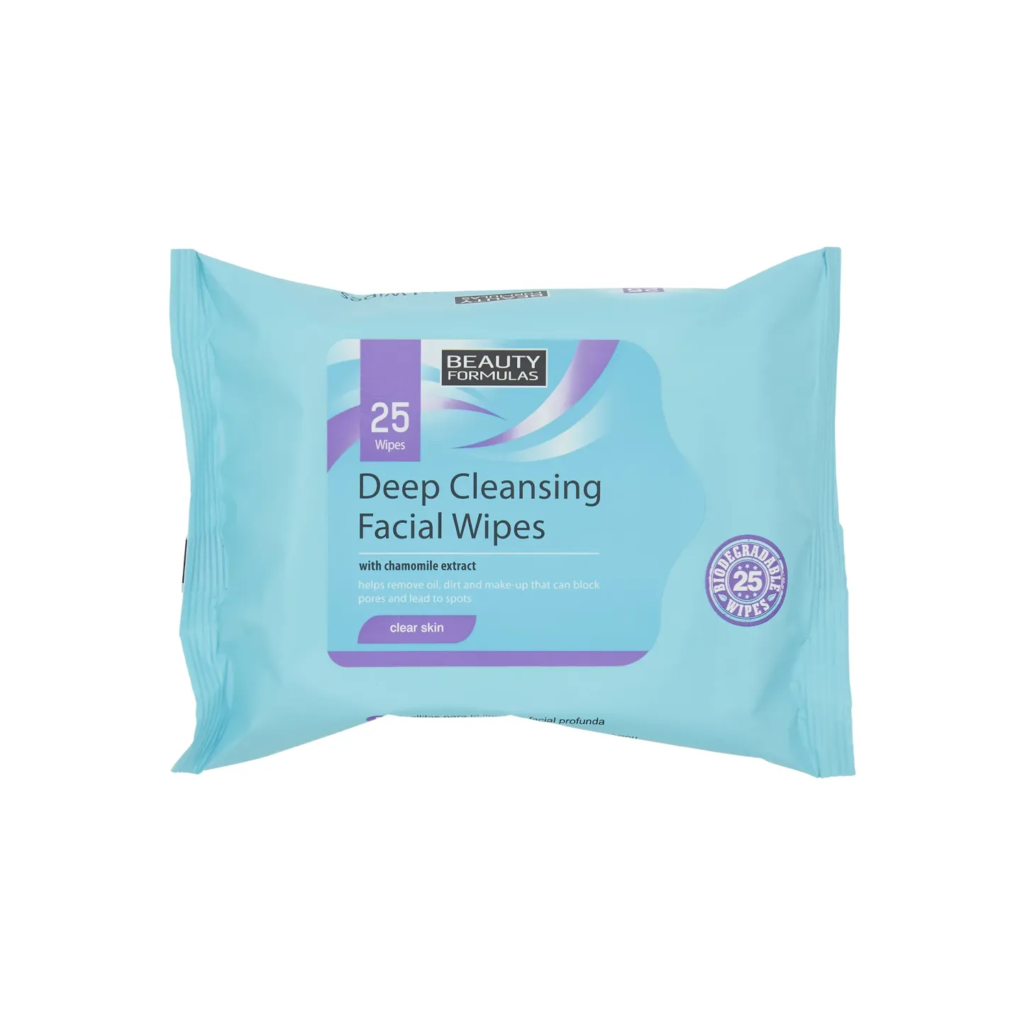 Beauty Formulas Deep Cleansing Facial Wipes