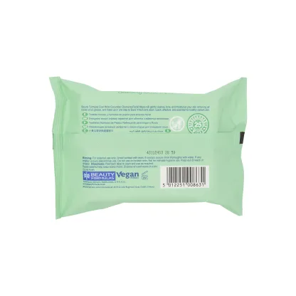 Beauty Formulas Cool Cucumber Moist Cleansing Facial Wipes