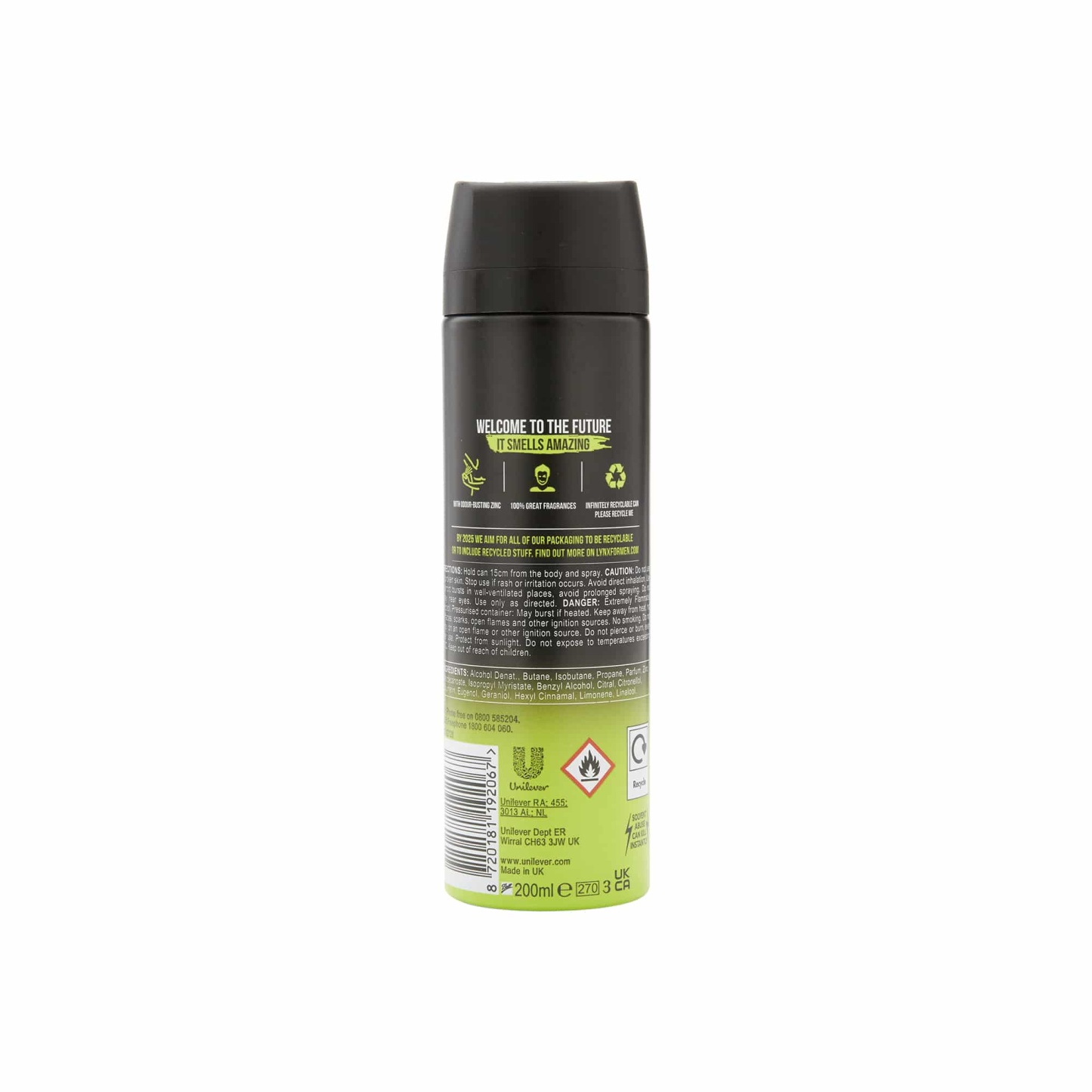 Lynx Epic Fresh Grapefruit & Tropical Pineapple Scent Body Spray 200ml