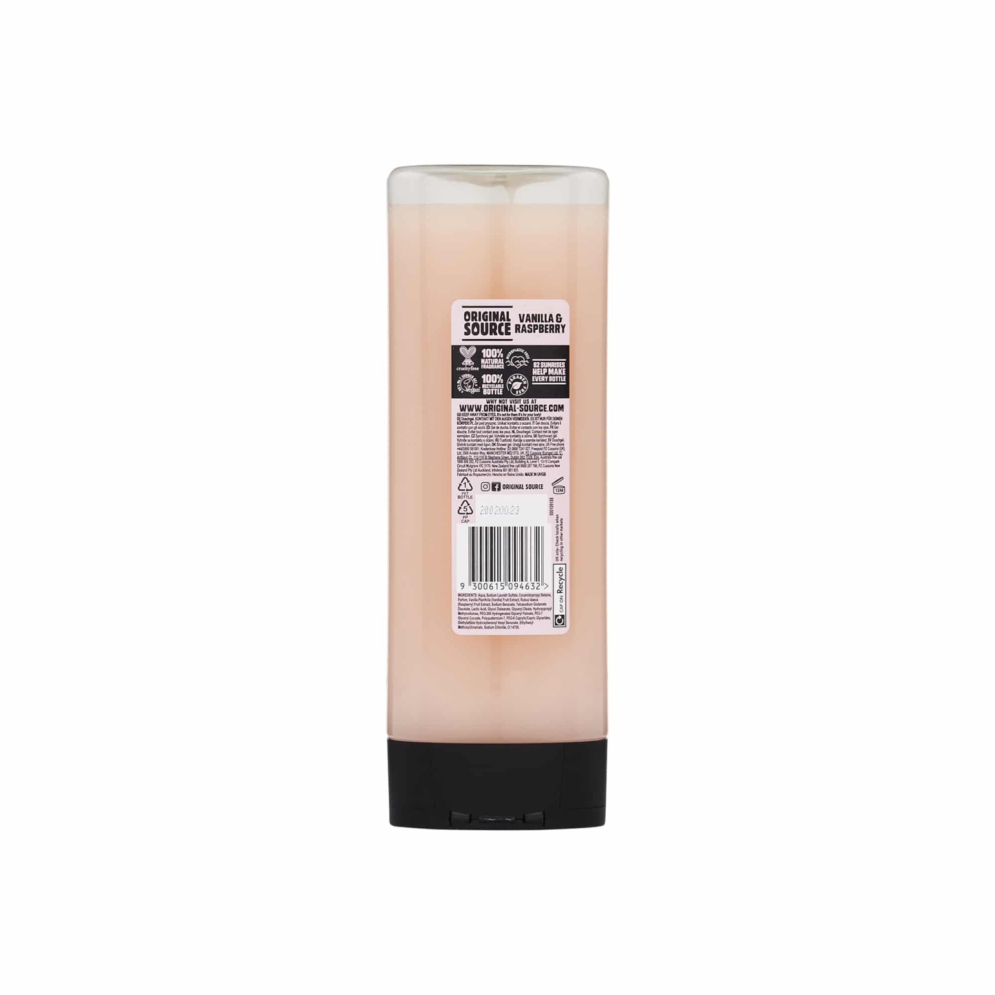 Original Source Shower Gel Vanilla & Raspberry 500ml
