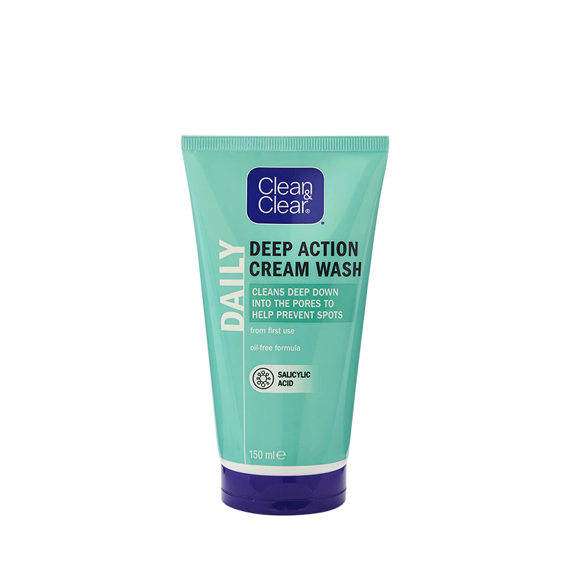 Clean & Clear Deep Action Cream Wash 150ml