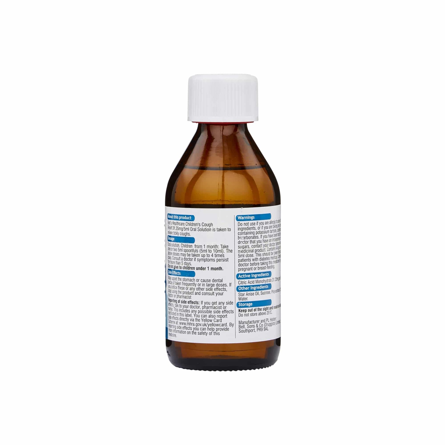 Bells Healthcare Childrens Cough Relief 200Ml