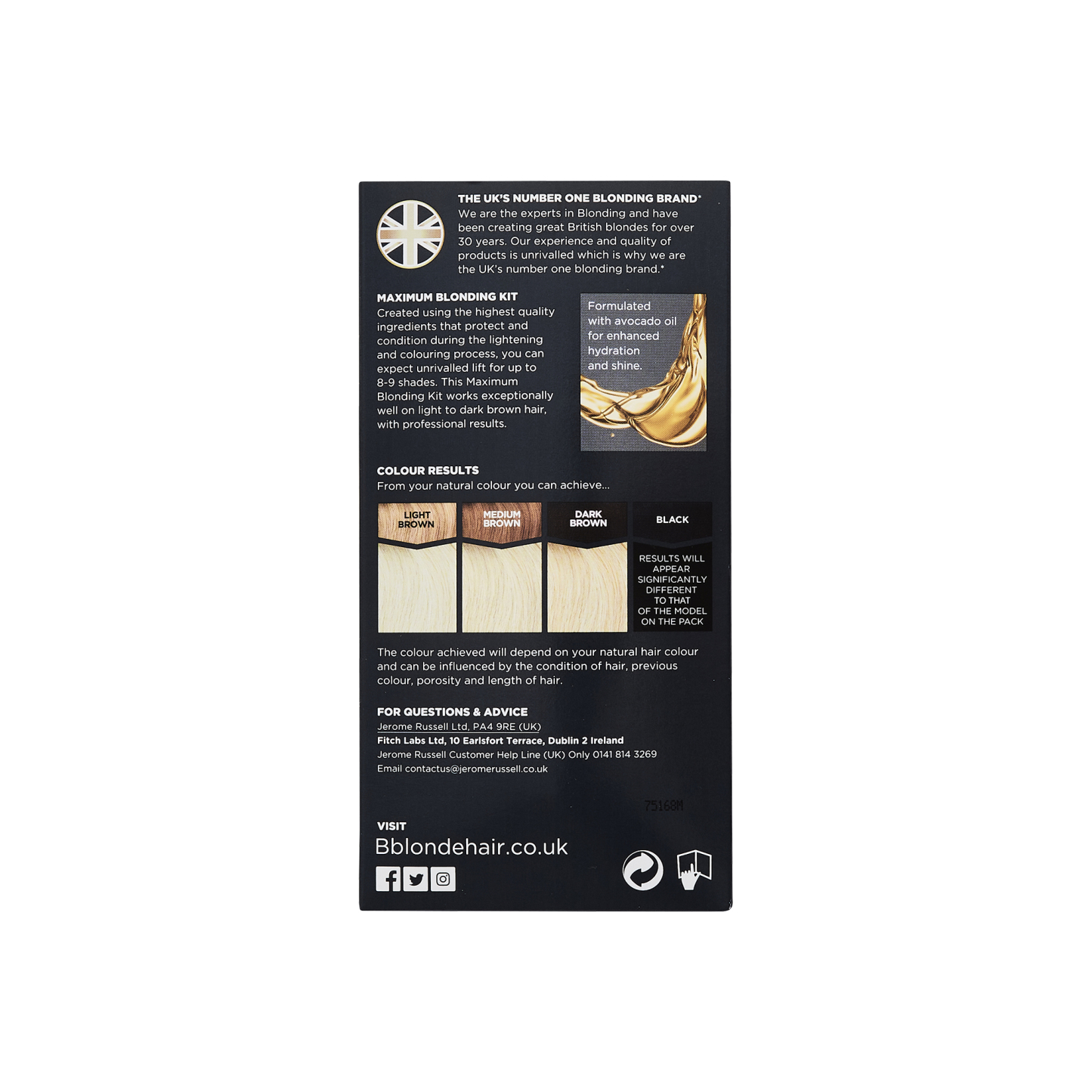 Jerome Russell Bblonde Maximum Blonde Kit No.1