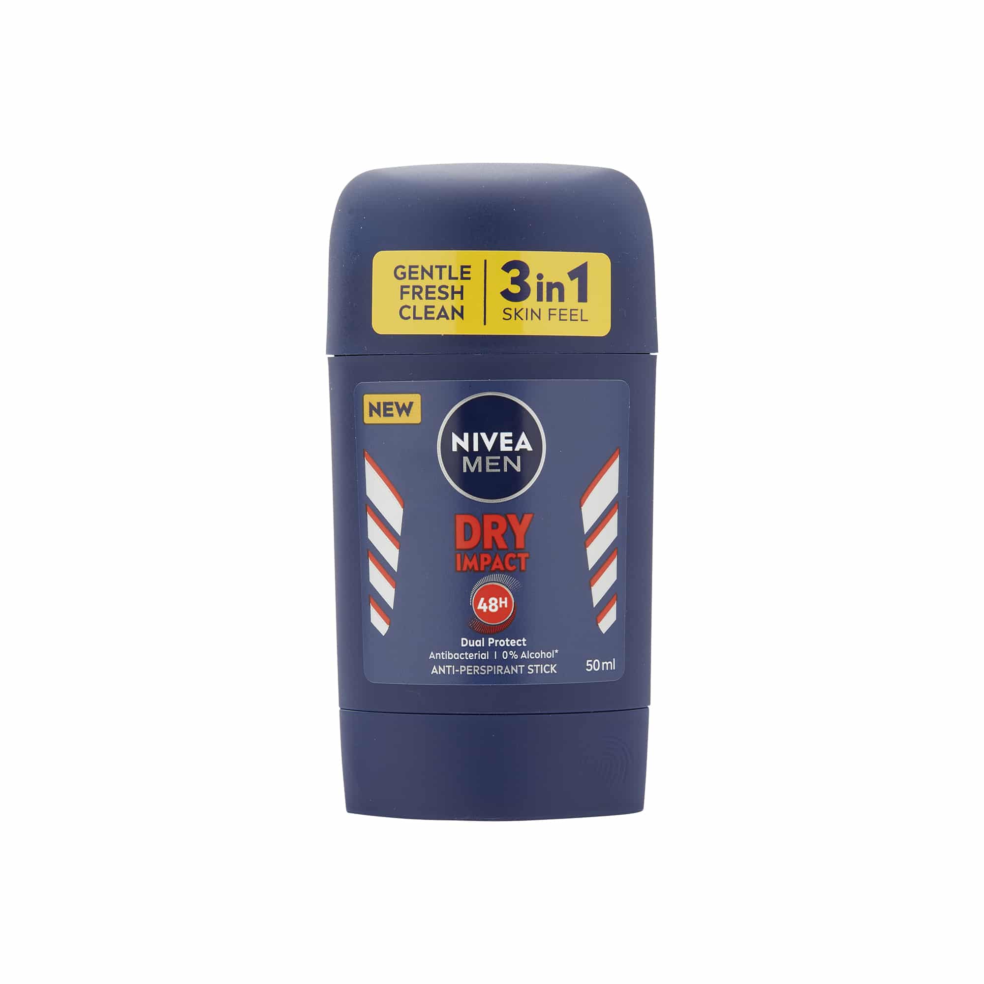 Nivea Men Dry Impact 48 Hour Dual Protect Anti-Perspirant Stick 50ml