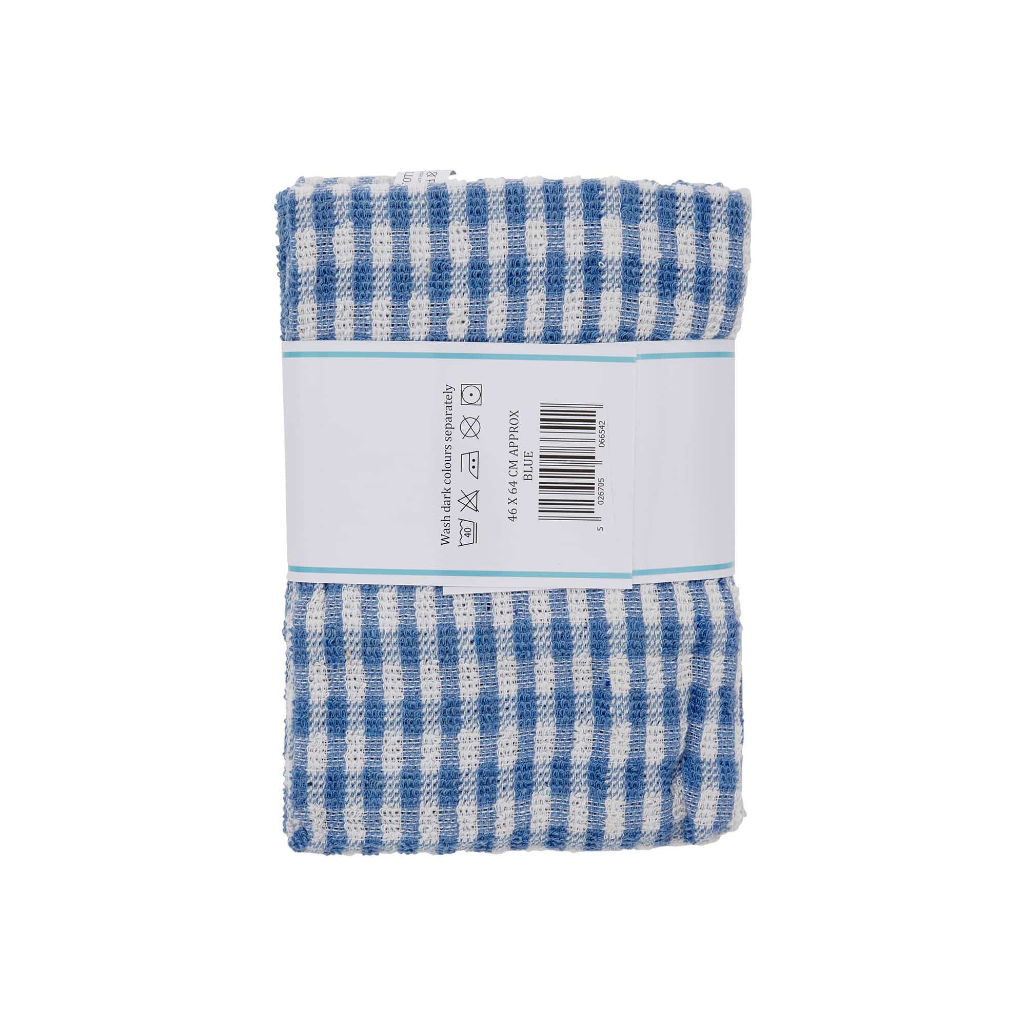 Tea Towel 5Pk Mono Blue