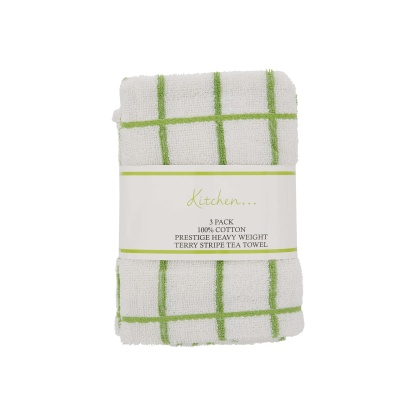 Tea Towel 3Pk Prestige Green