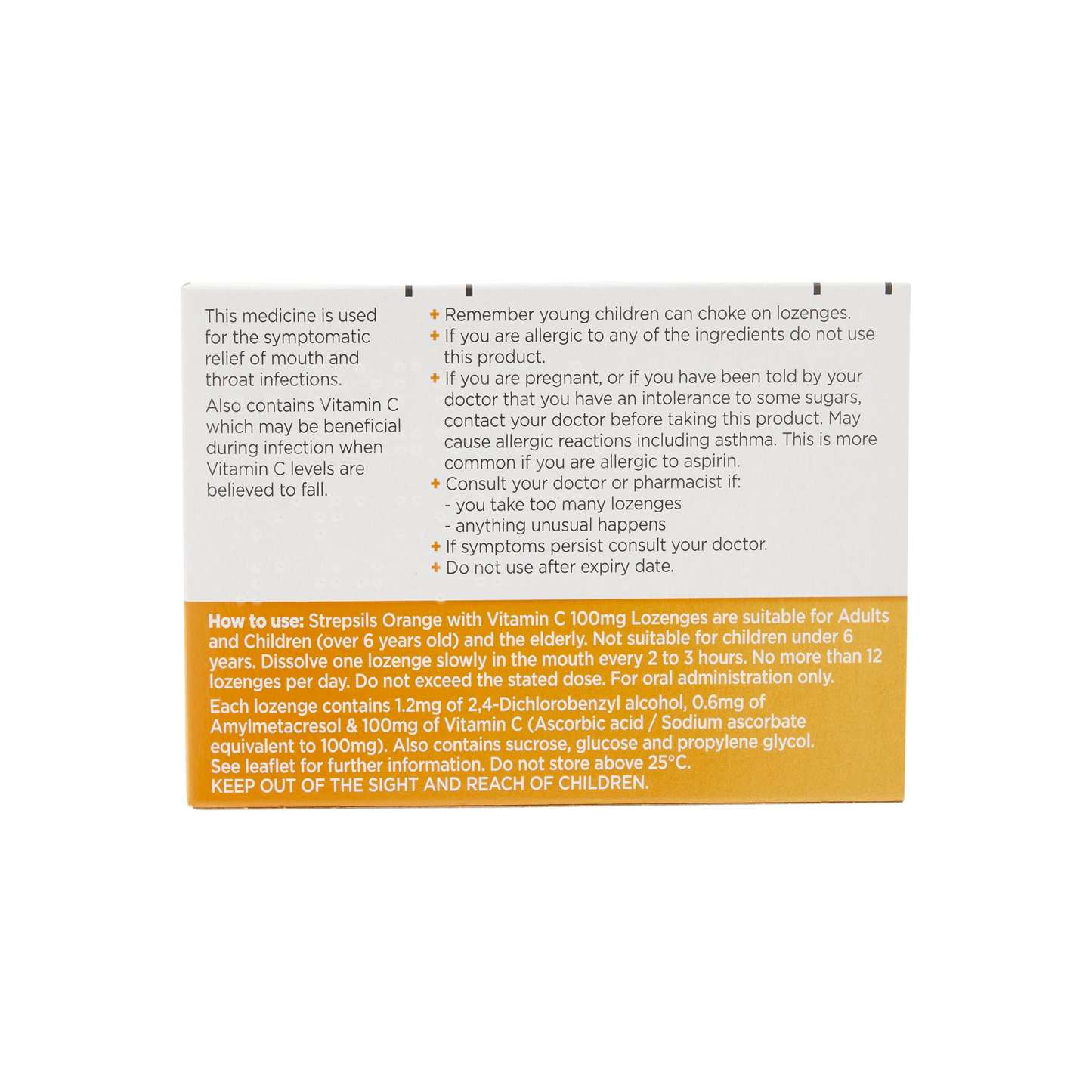 Strepsils Vitamin C Orange 12'S