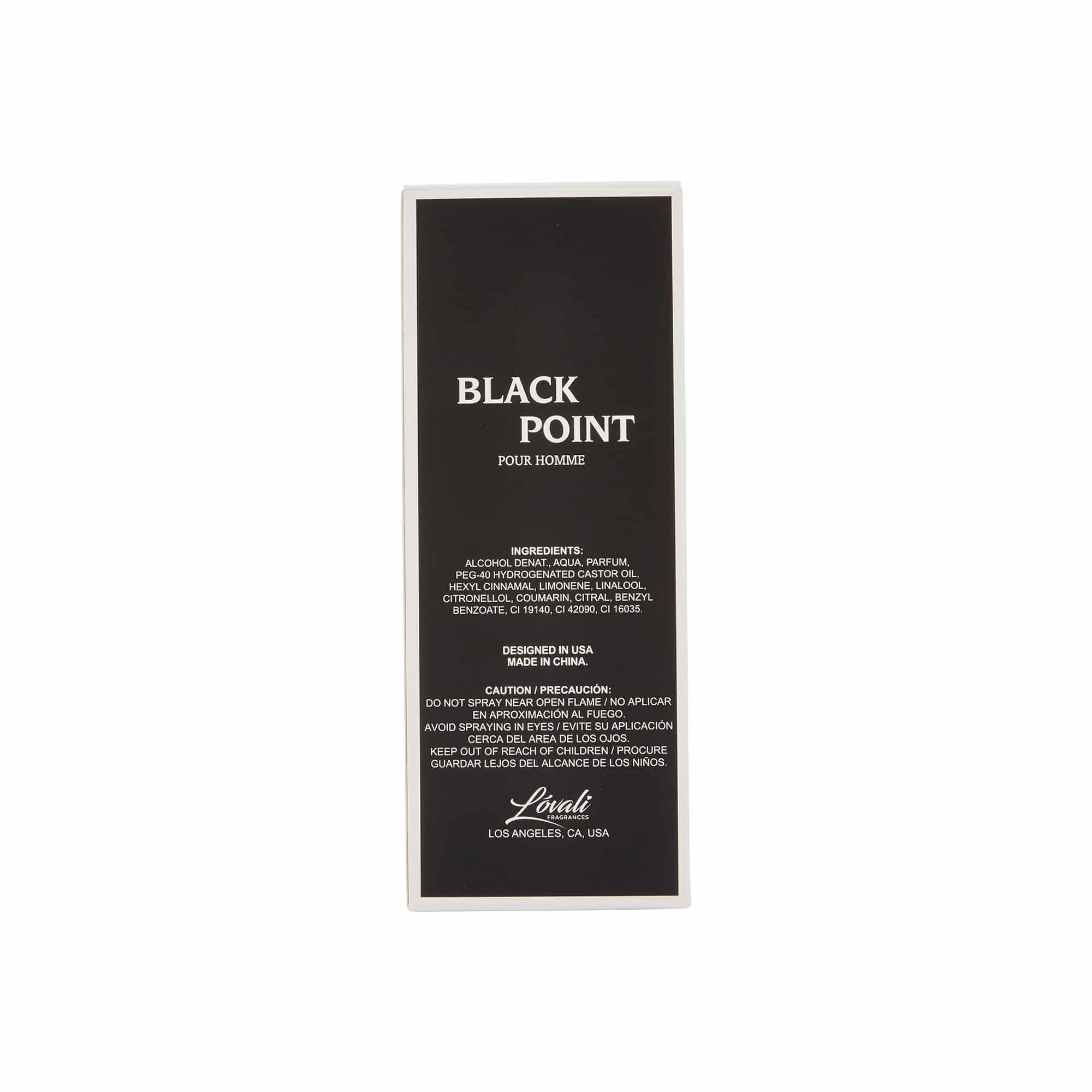 Lovali Black Point Eau De Parfum 100ml Inspired by Armani Code Bodycare UK