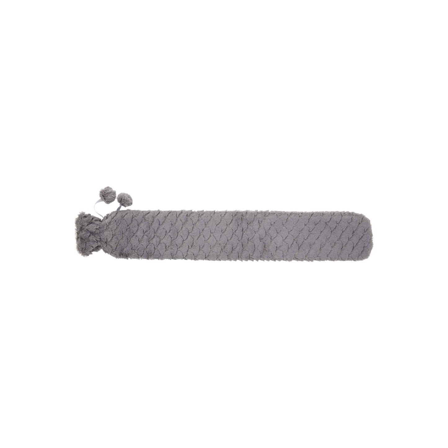 Long Hot Water Bottle Grey Cover