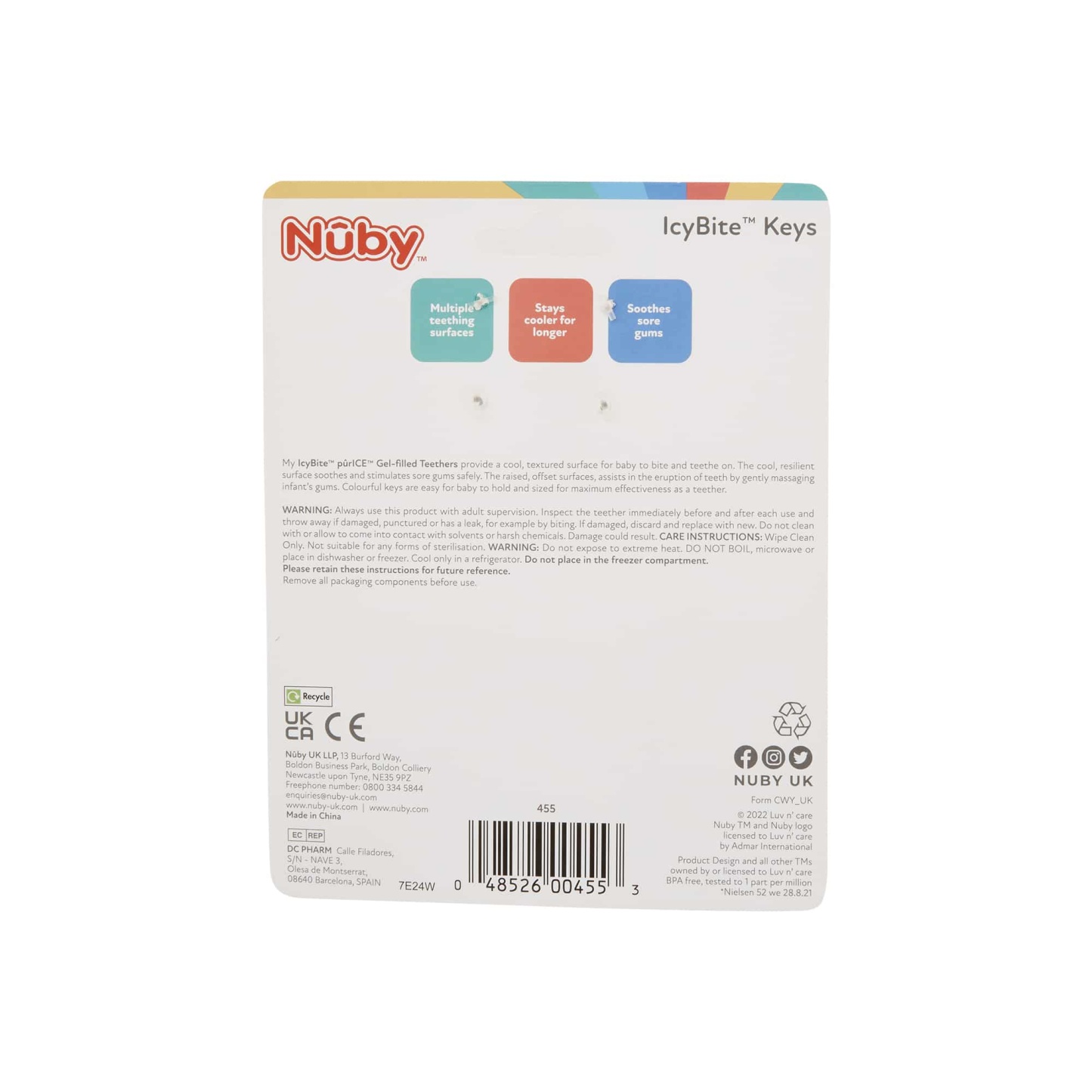 Nuby IcyBite Keys