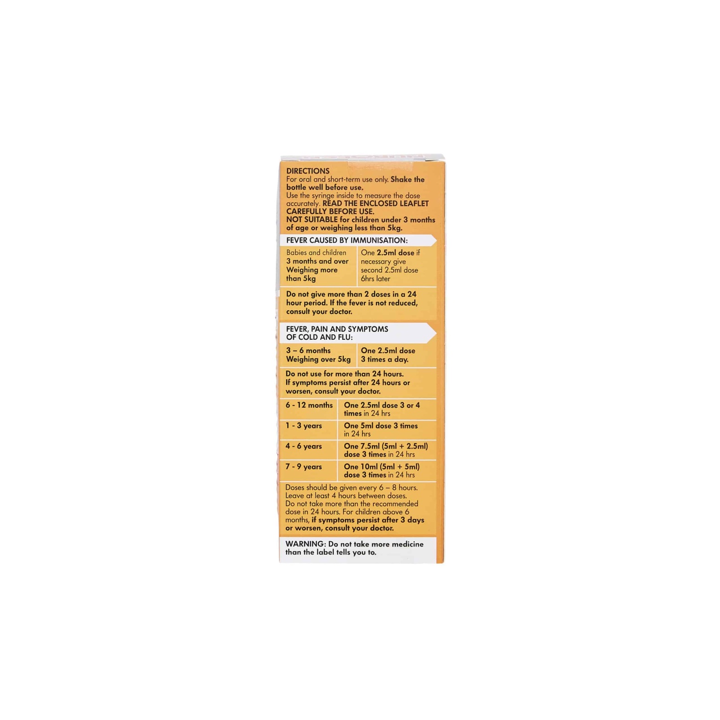 Nurofen for Children 3 Months to 9 Years 100mg/5ml Oral Suspension Strawberry 100ml