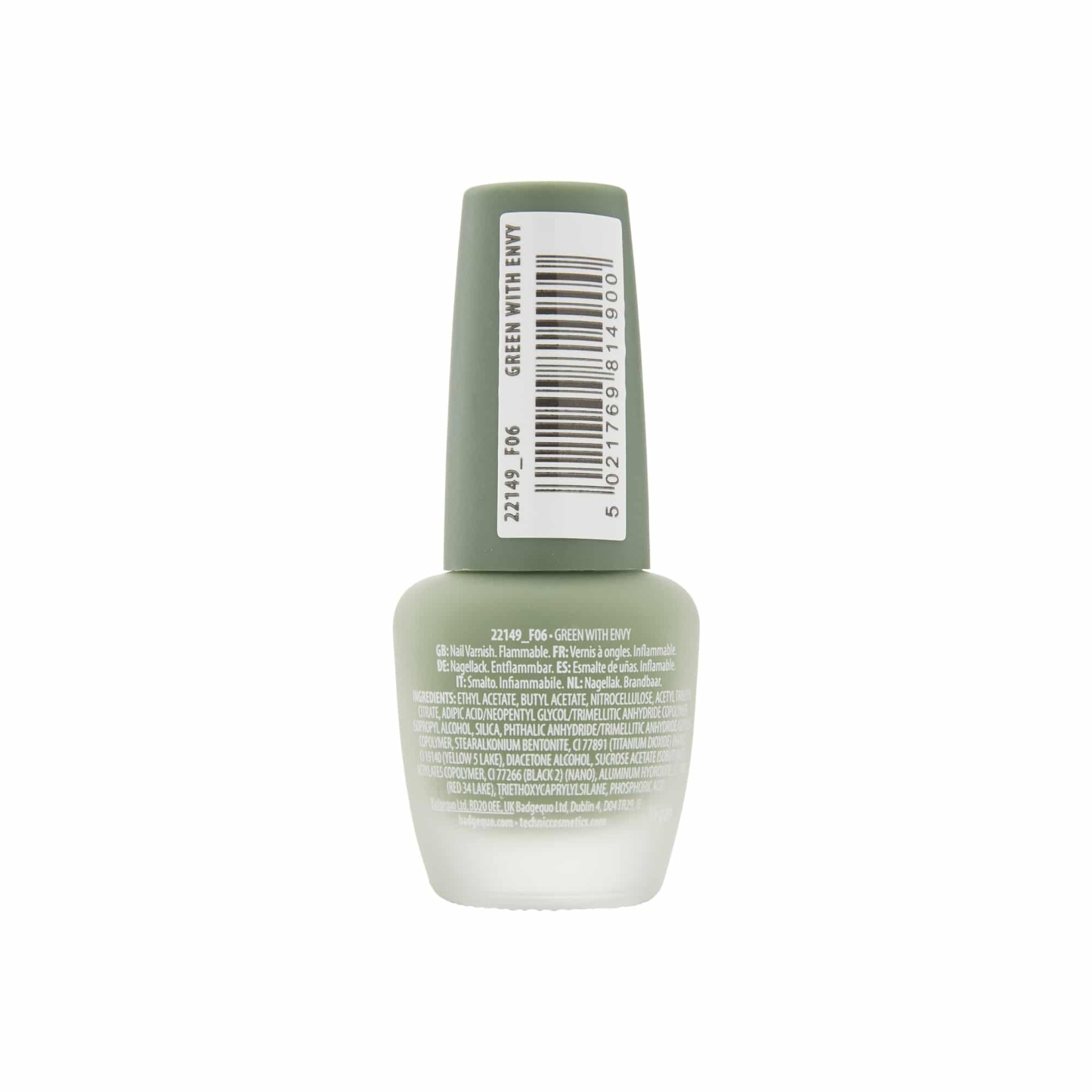 Technic Matte Nail Varnish Green with Envy