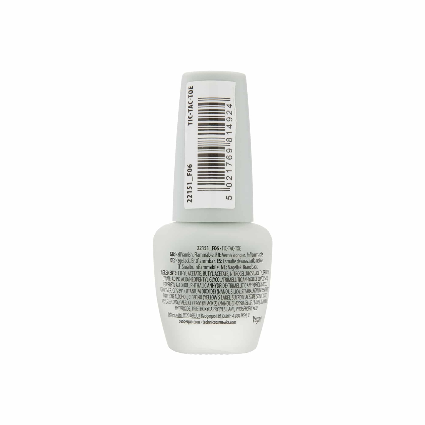 Technic Matte Nail Varnish Tic-Tac-Toe