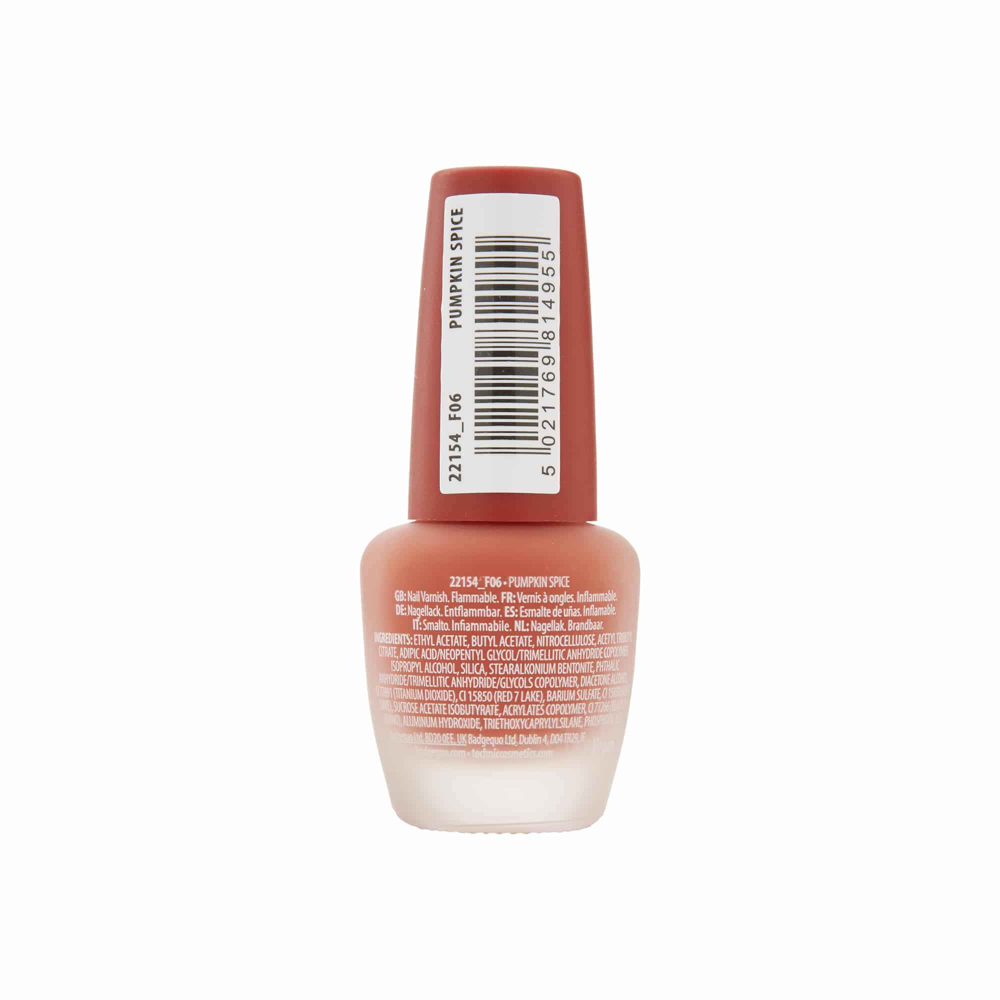 Technic Matte Nail Varnish Pumpkin Spice