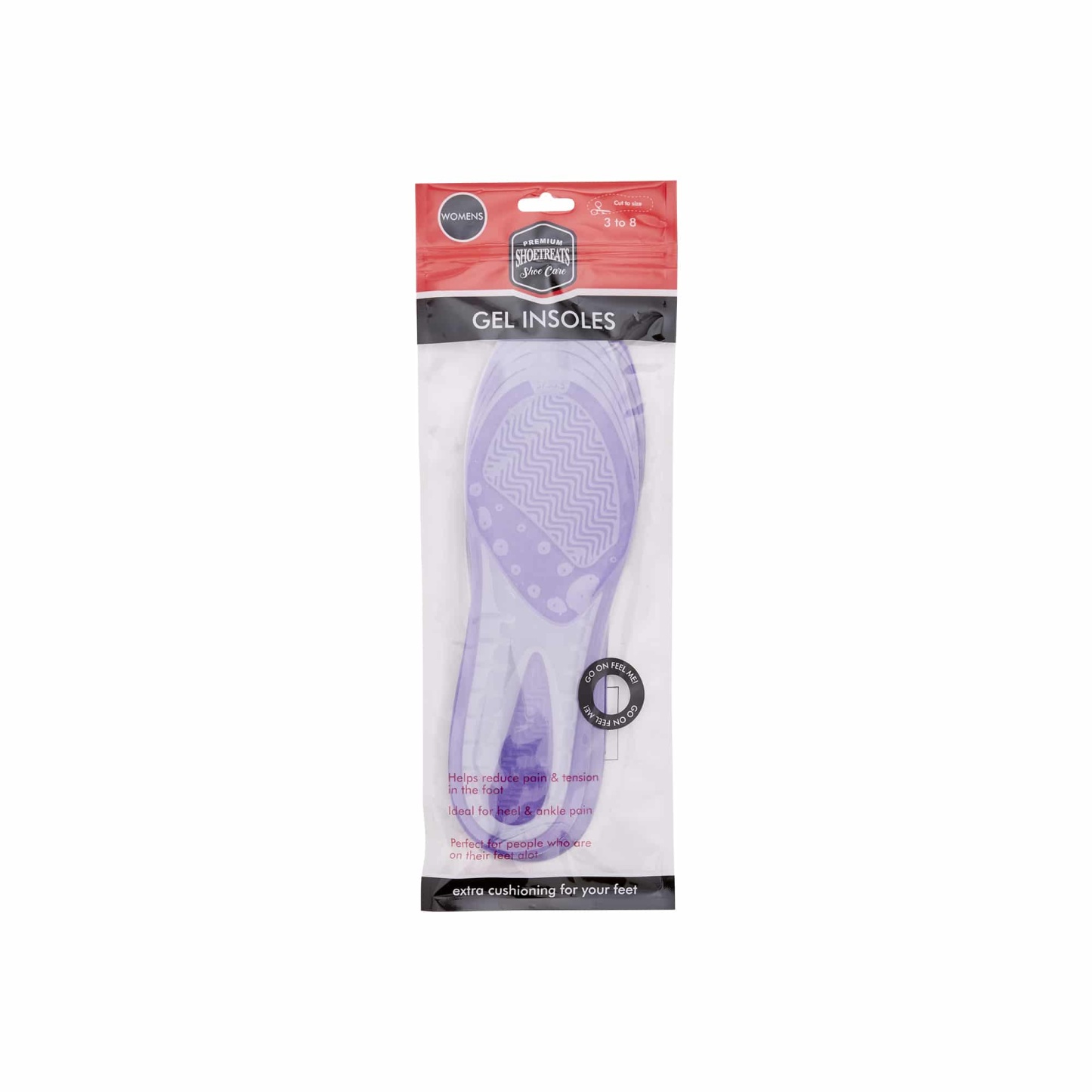 Shoe Treats Ladies Gel Insole Size 3-7