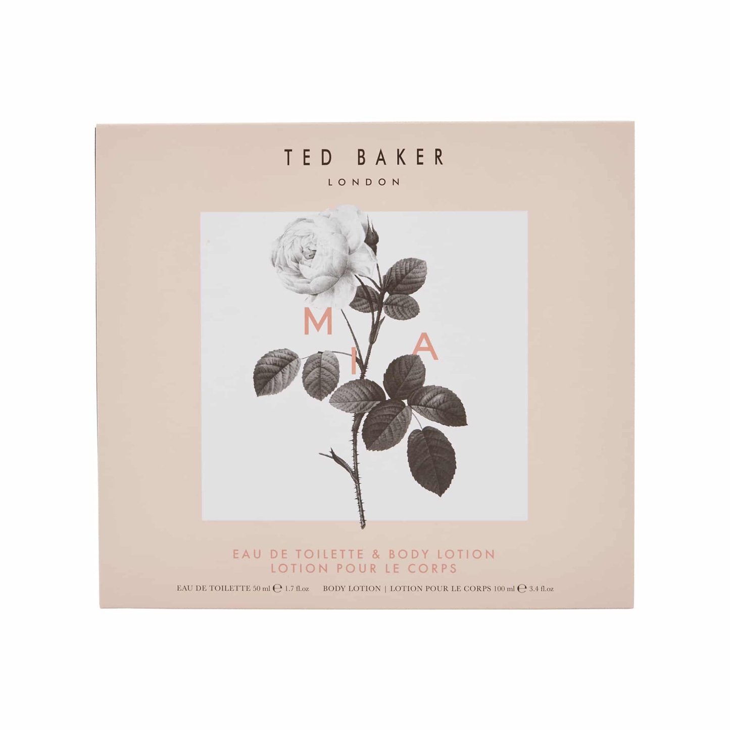 Ted Baker Mia Eau De Toilette 50ml & Body Lotion 100ml